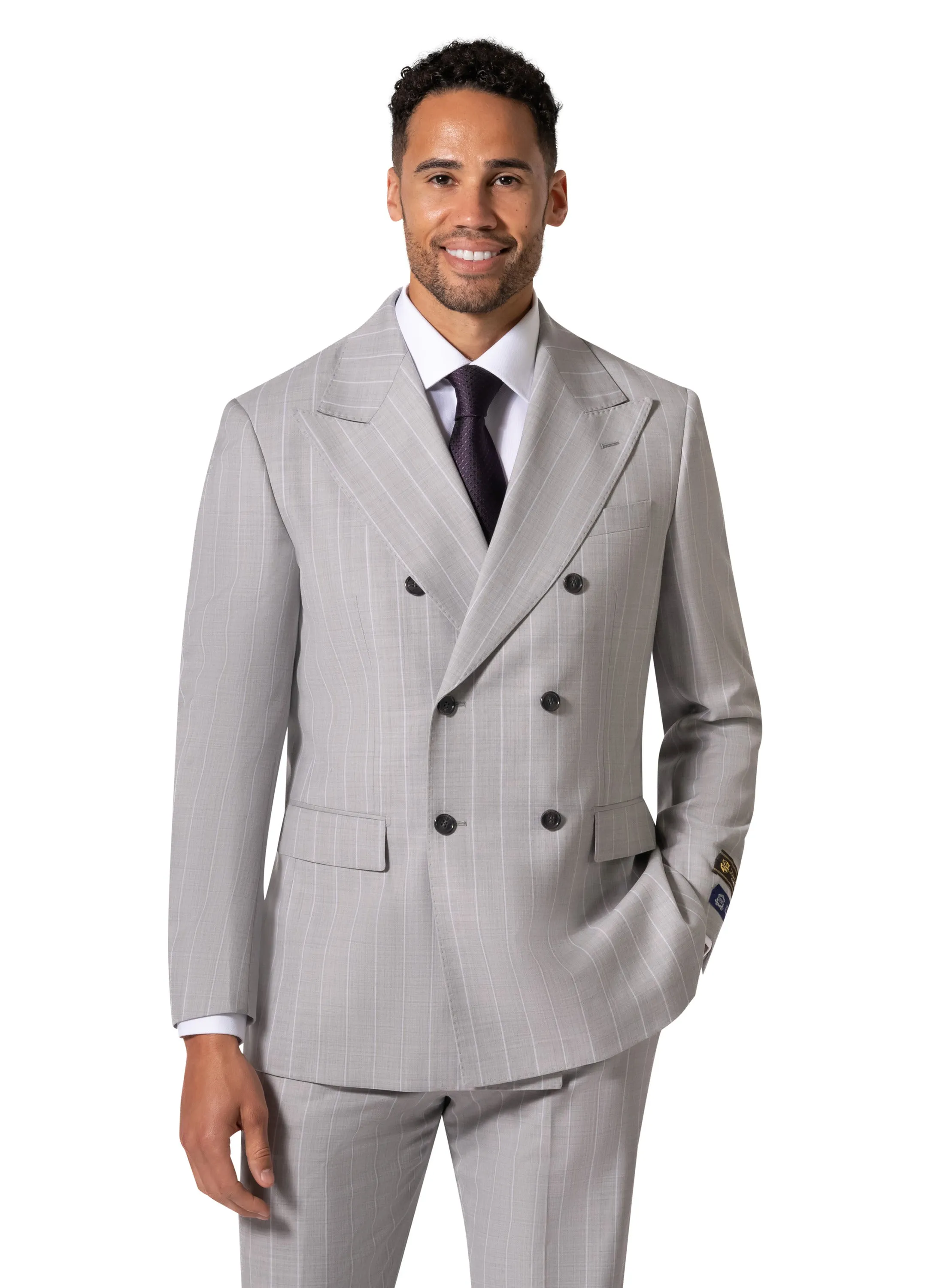 Bergamo Elegant - Faille Wool 10005.2054 D/B Modern Fit Suit classic suit