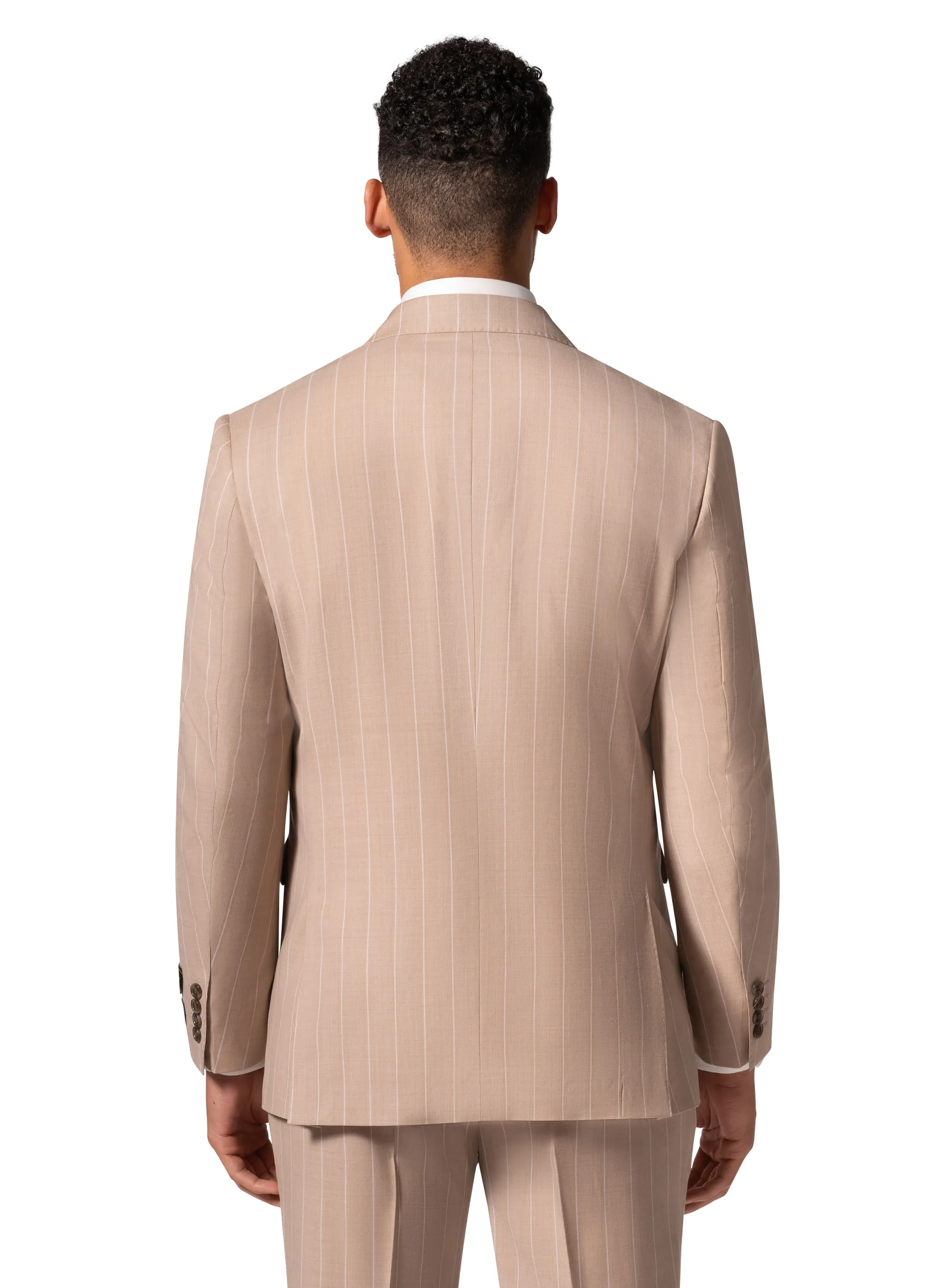 Bergamo Elegant - Faille Wool 10005.2054 D/B Modern Fit Suit formal dress code