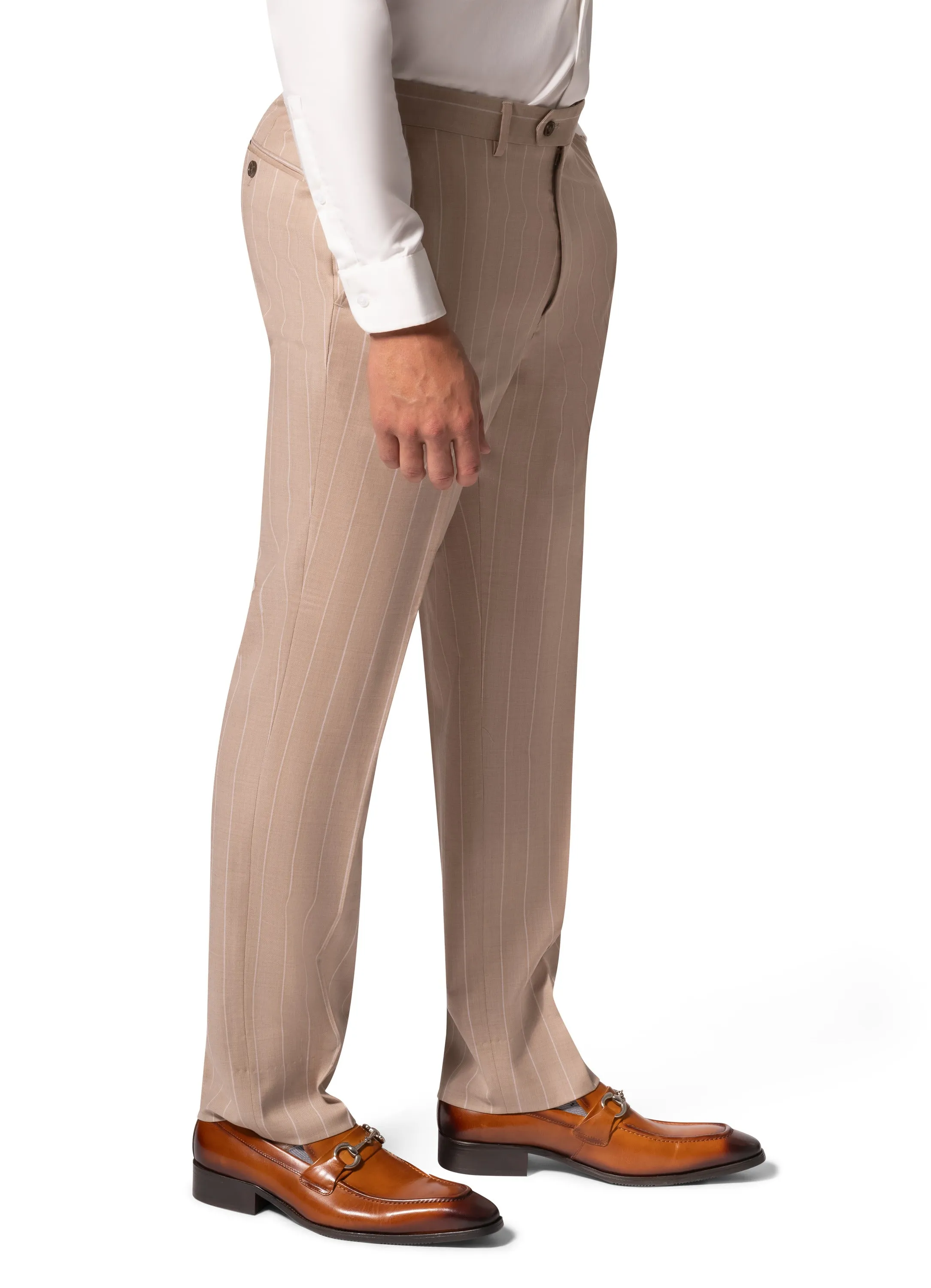 Bergamo Elegant - Faille Wool 10005.2054 D/B Modern Fit Suit elegant wear