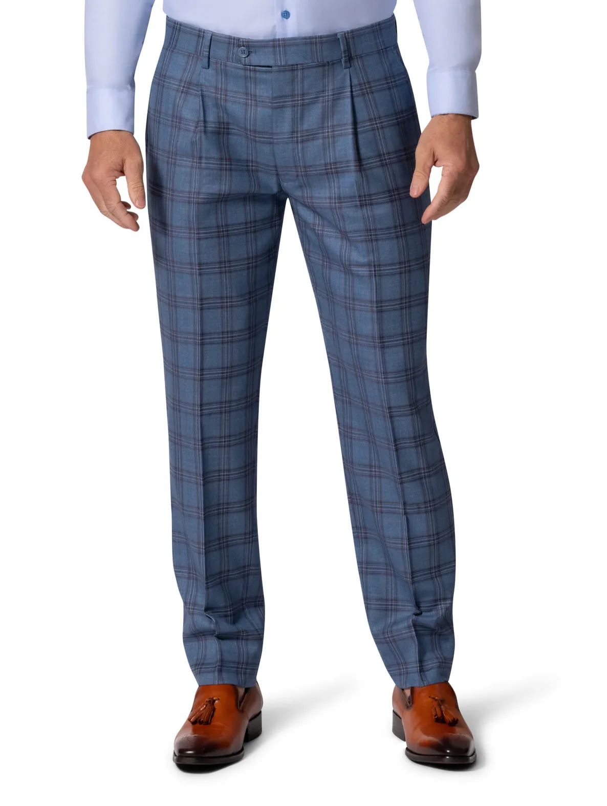 Bergamo Elegant - Faille Wool 10005.4098 D/B Modern Fit Suit photo session