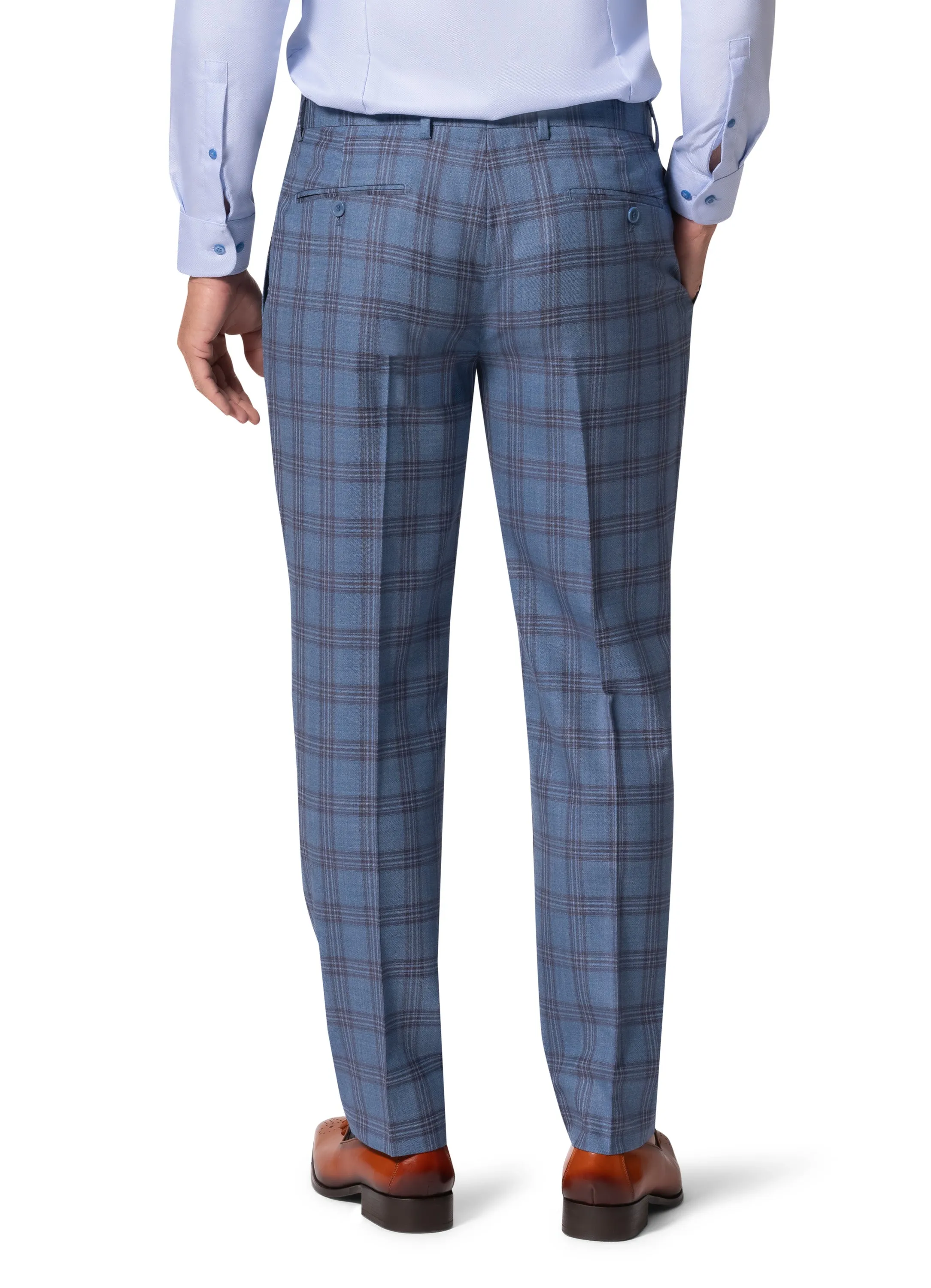 Bergamo Elegant - Faille Wool 10005.4098 D/B Modern Fit Suit fashion trend