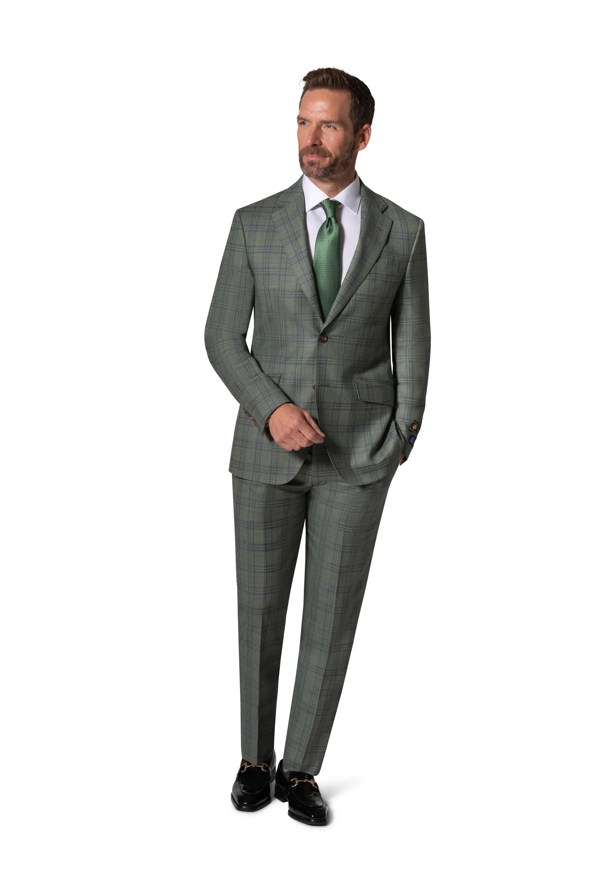 Bergamo Elegant - Faille Wool 10005.4098 S/B Slim Fit Suit official attire