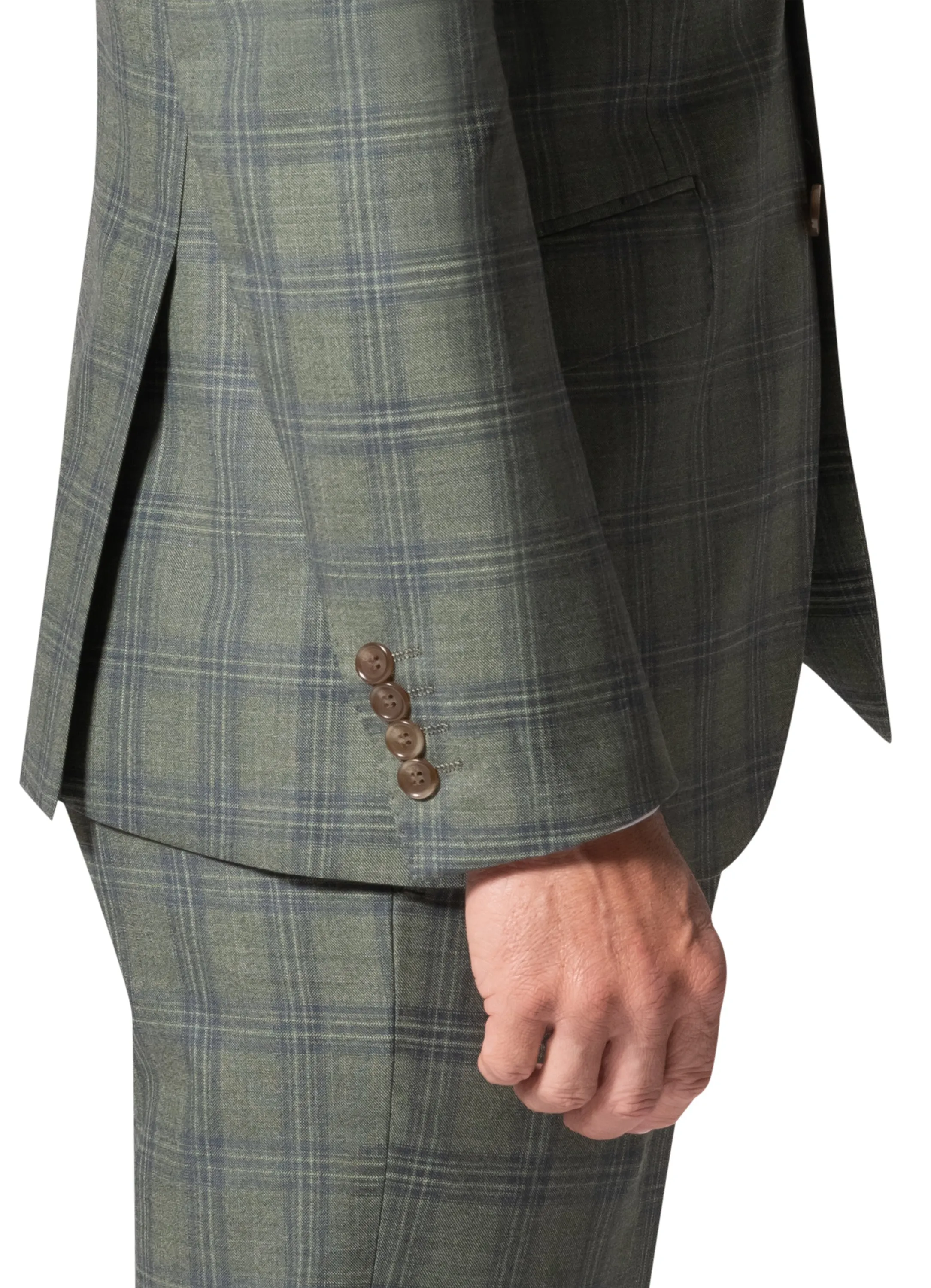 Bergamo Elegant - Faille Wool 10005.4098 S/B Slim Fit Suit classic attire