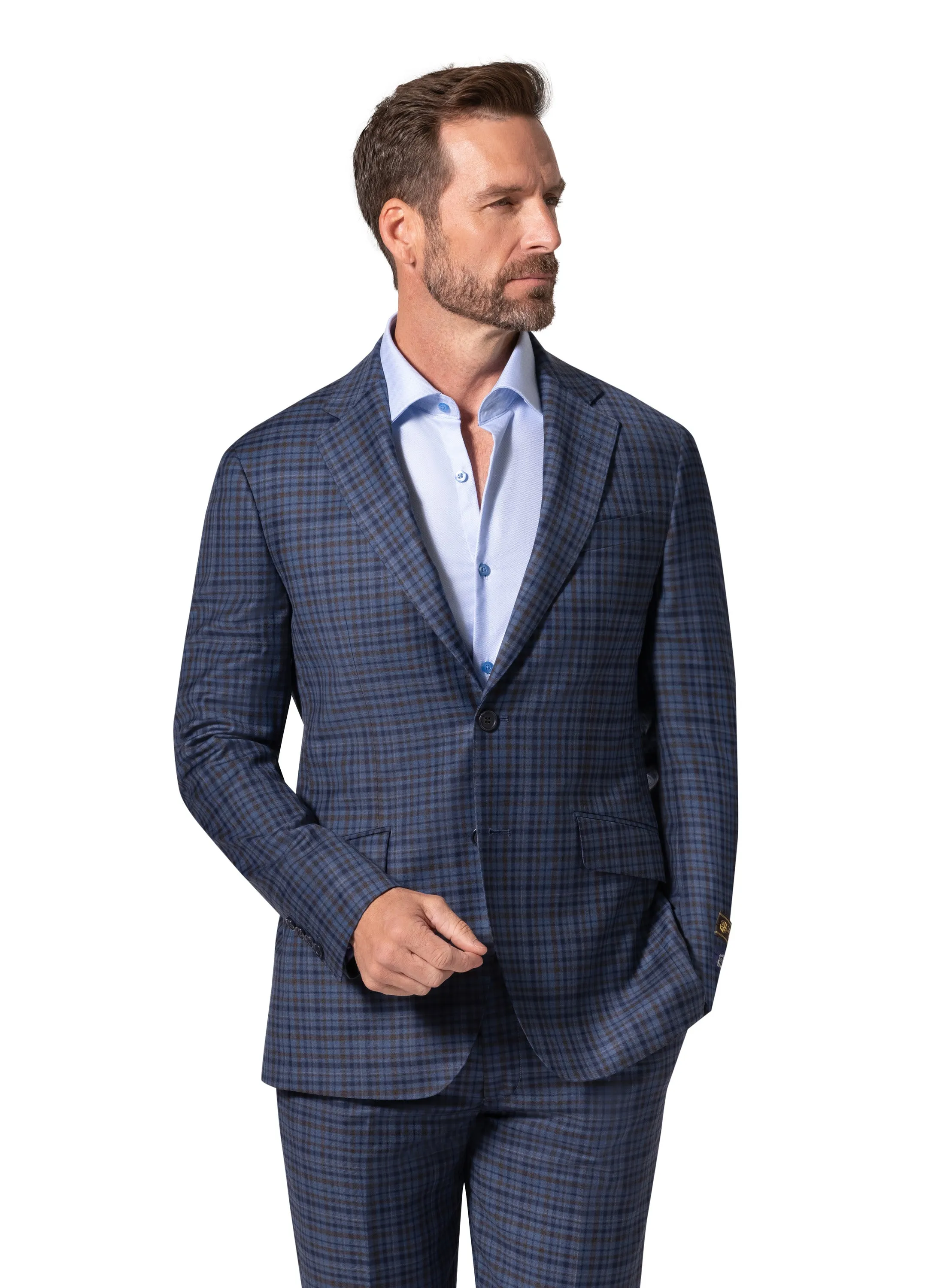 Bergamo Elegant - Faille Wool 10005.4099 S/B Modern Fit Suit dinner party