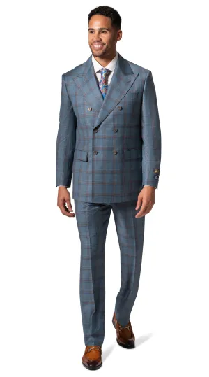 Bergamo Elegant - Faille Wool 10005.4100 D/B Modern Fit Suit tailored ensemble
