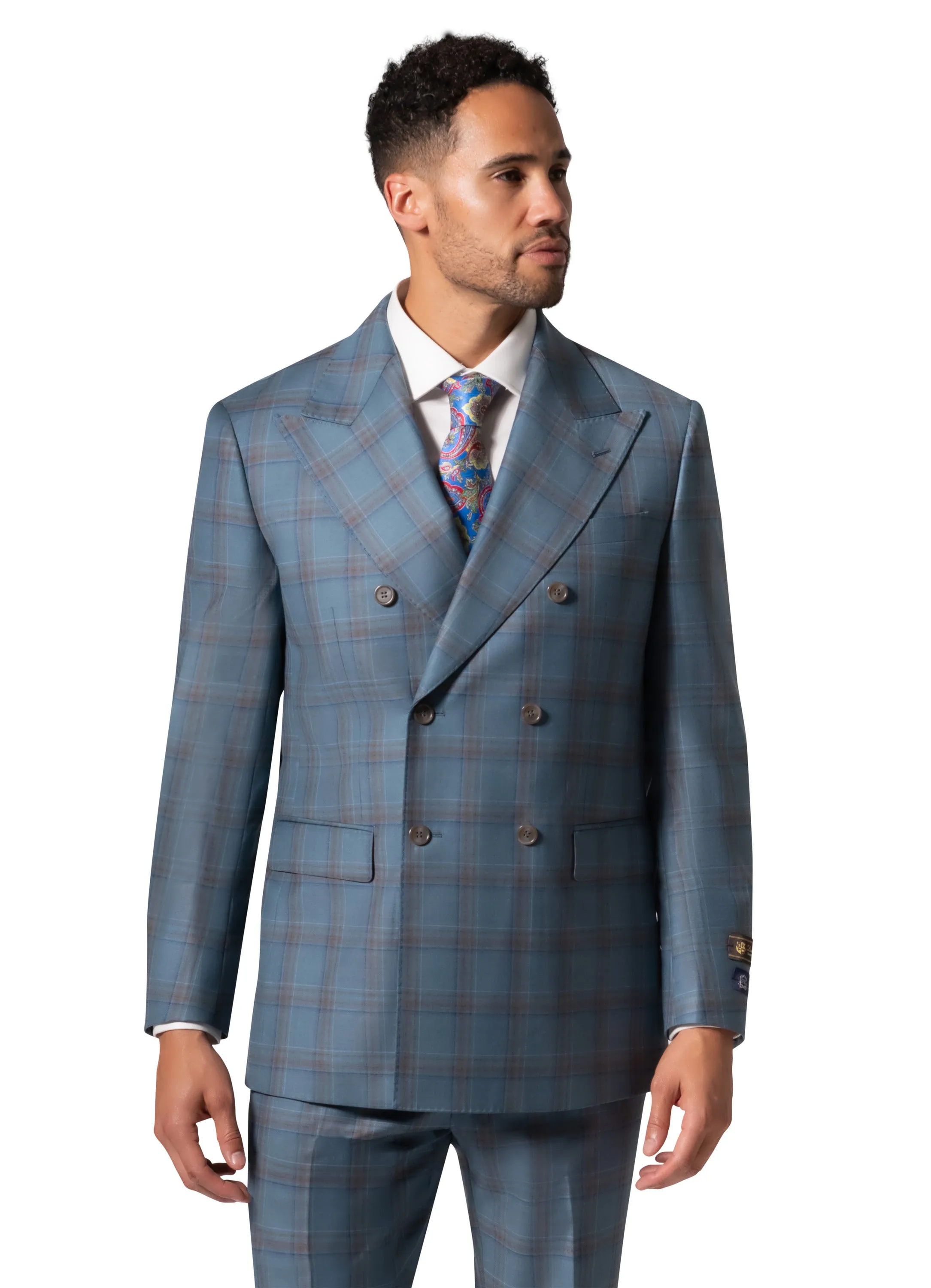 Bergamo Elegant - Faille Wool 10005.4100 D/B Modern Fit Suit elegant style