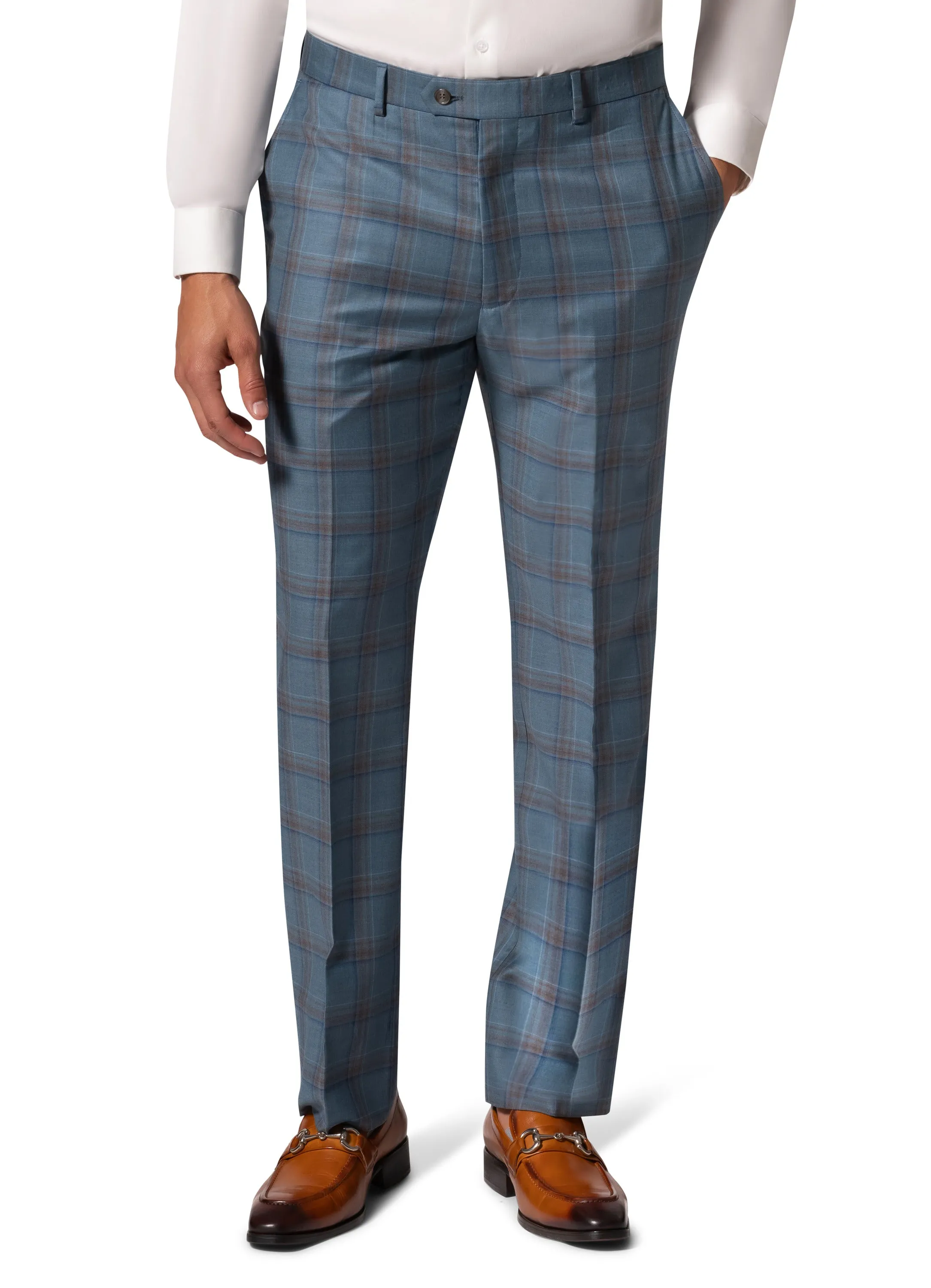 Bergamo Elegant - Faille Wool 10005.4100 D/B Modern Fit Suit ceremony wear