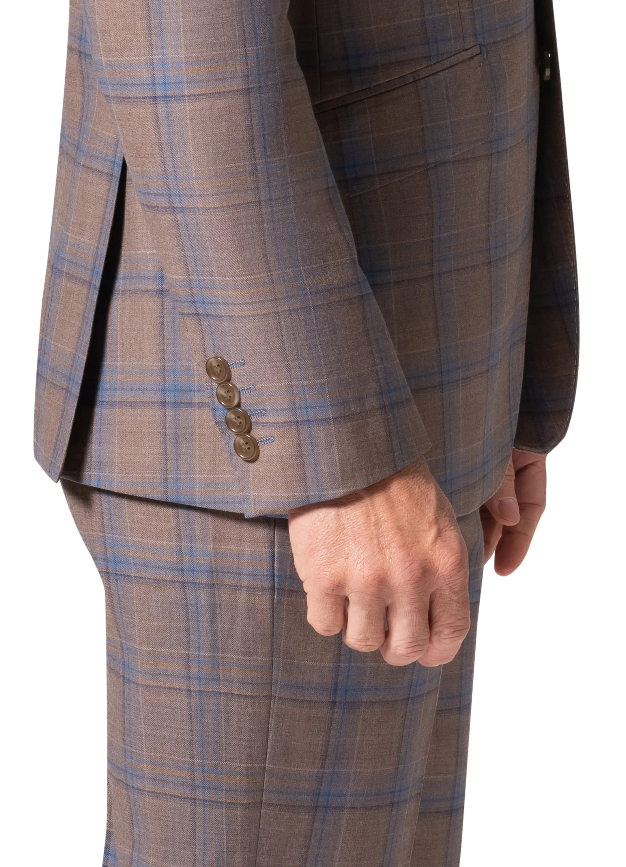 Bergamo Elegant - Faille Wool 10005.4100 S/B Slim Fit Suit fashion classic