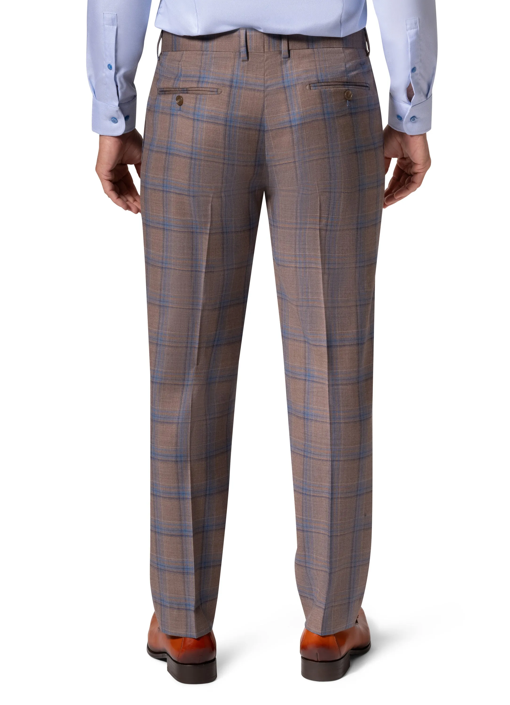 Bergamo Elegant - Faille Wool 10005.4100 S/B Slim Fit Suit trendy look