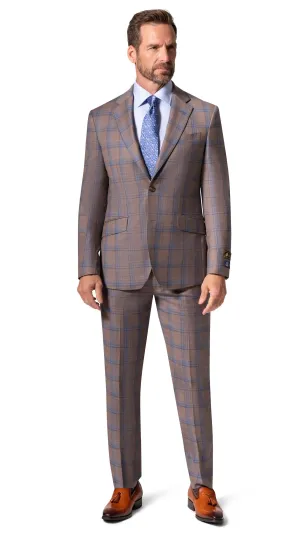 Bergamo Elegant - Faille Wool 10005.4100 S/B Slim Fit Suit refined fit