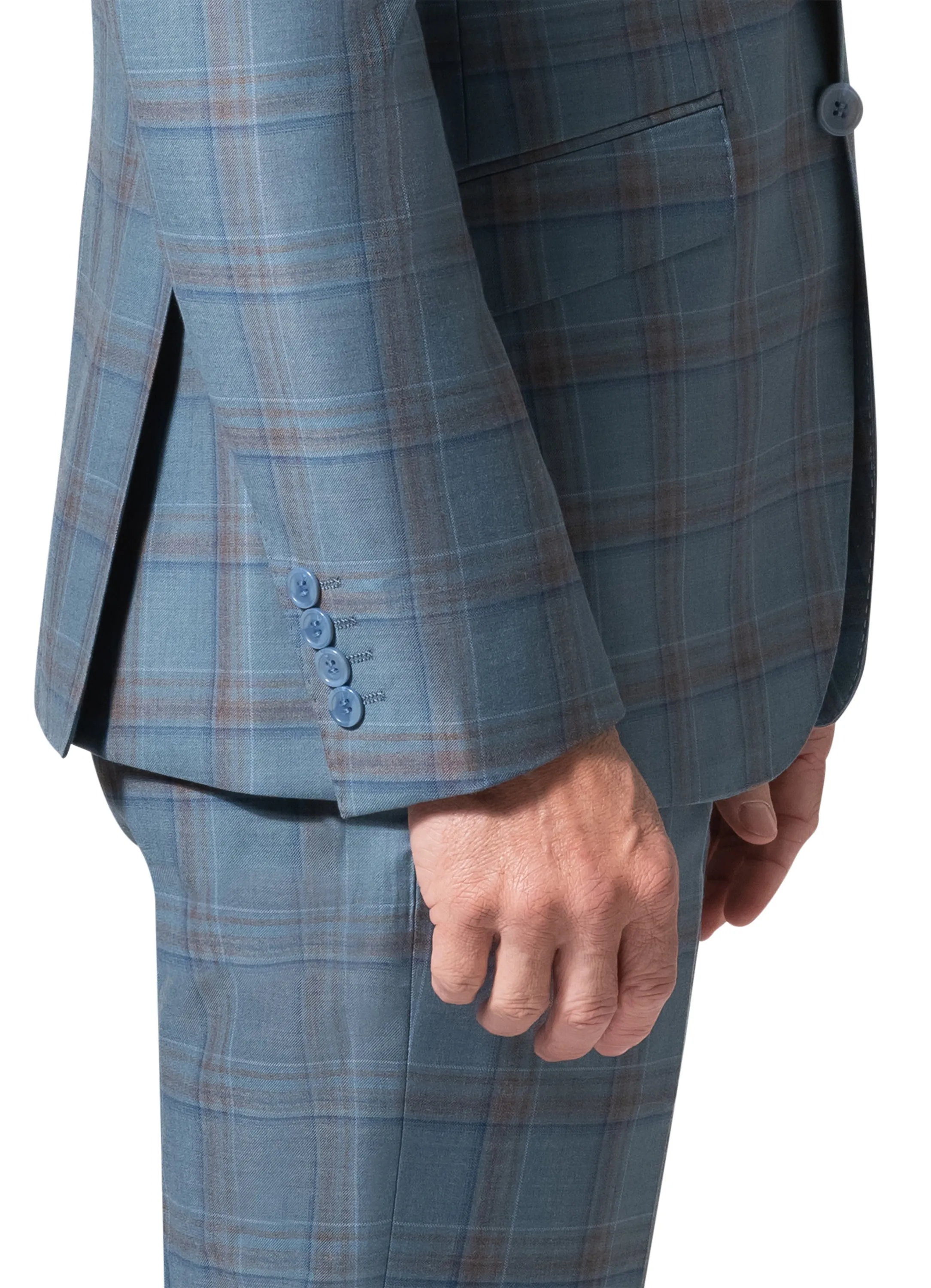 Bergamo Elegant - Faille Wool 10005.4100 S/B Slim Fit Suit party ready