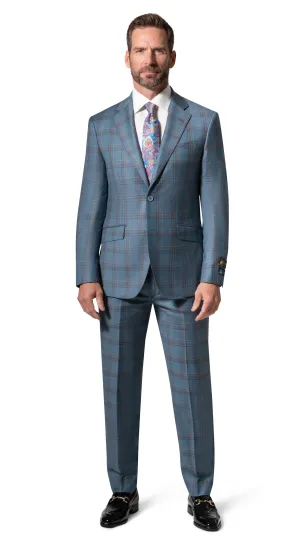 Bergamo Elegant - Faille Wool 10005.4100 S/B Slim Fit Suit traditional style