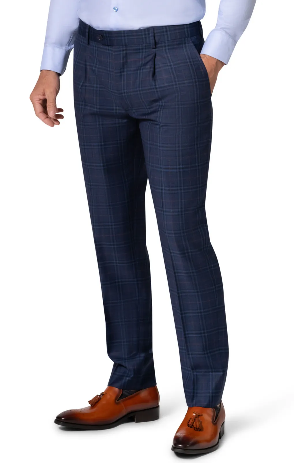 Bergamo Elegant - Faille Wool 10005.4101 D/B Modern Fit Suit menswear collection
