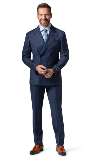 Bergamo Elegant - Faille Wool 10005.4101 D/B Modern Fit Suit best man attire