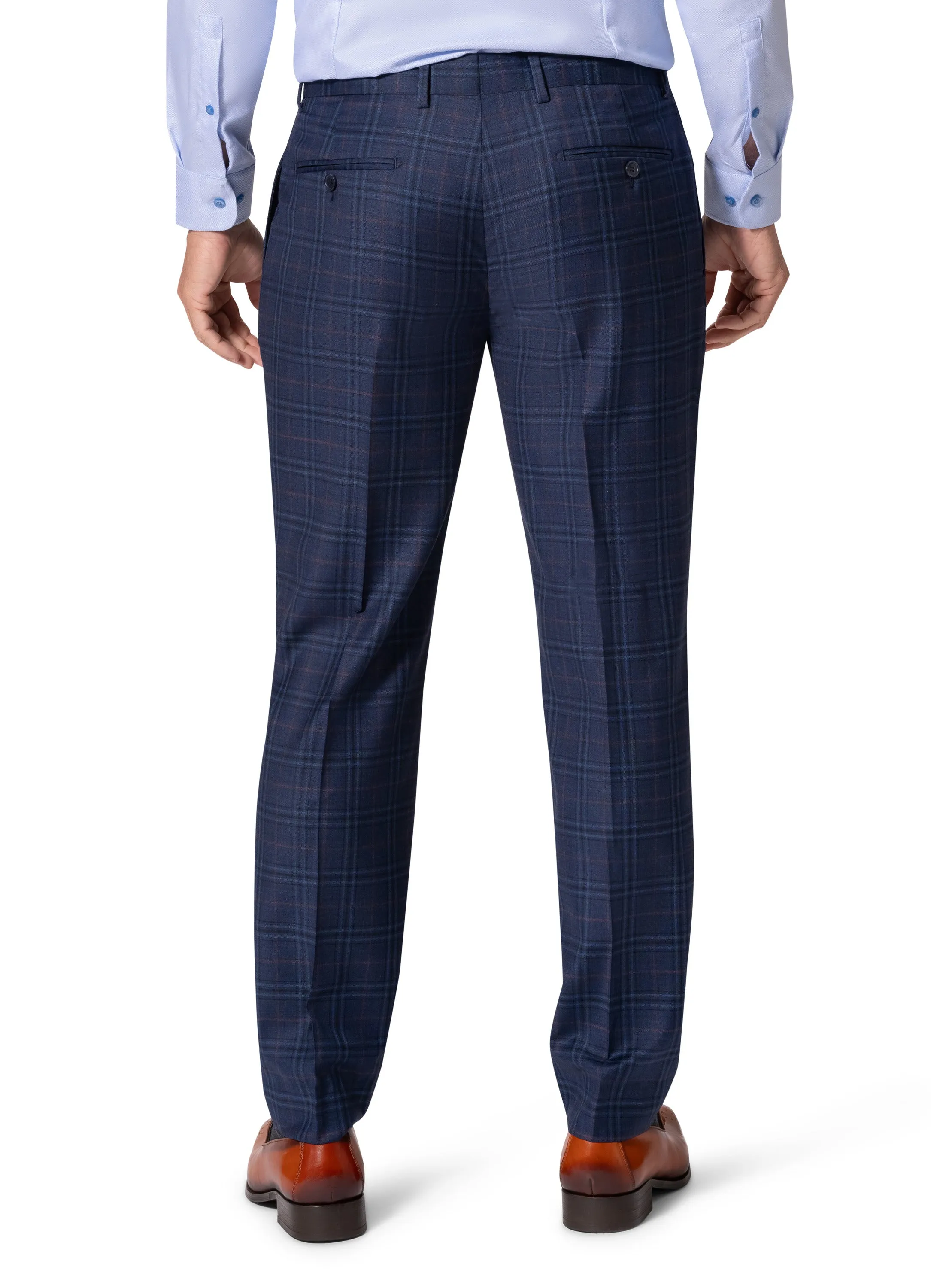 Bergamo Elegant - Faille Wool 10005.4101 D/B Slim Fit Suit wedding season style
