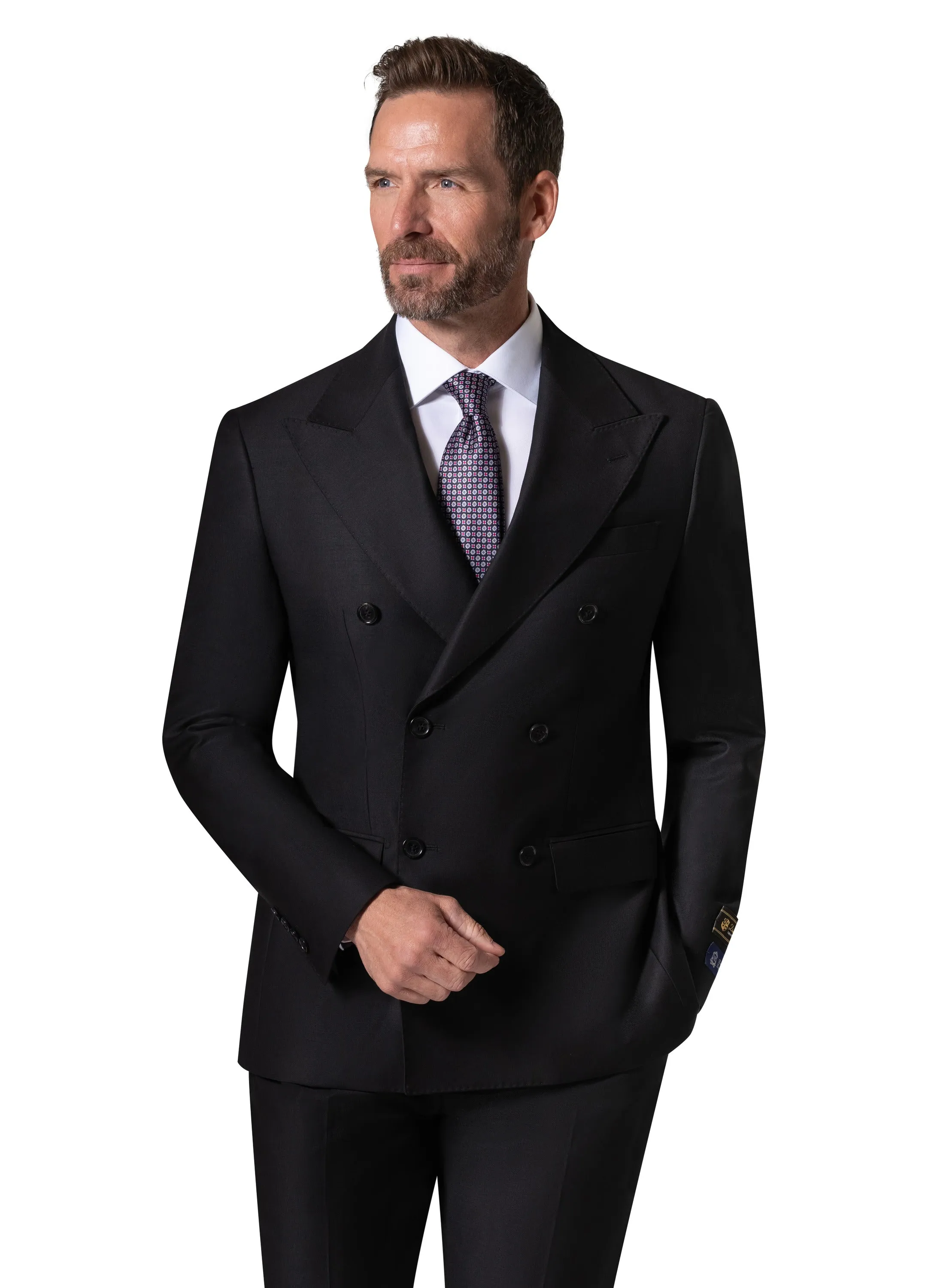 Bergamo Elegant - Faille Wool 10153.004 D/B Big & Tall gala outfit