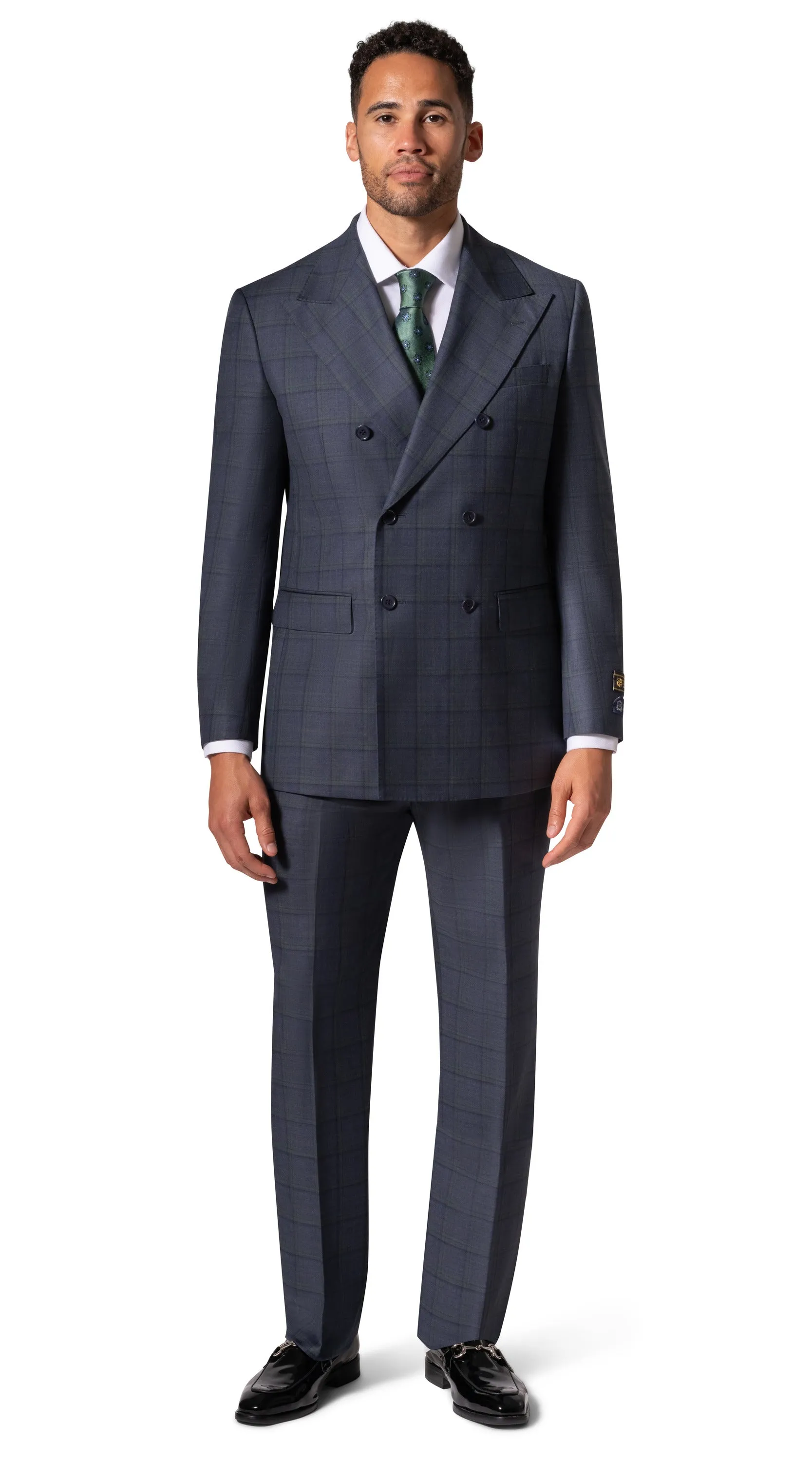 Bergamo Elegant - Faille Wool Modern D/B Suit 10005.4055/5000 sharp tailoring