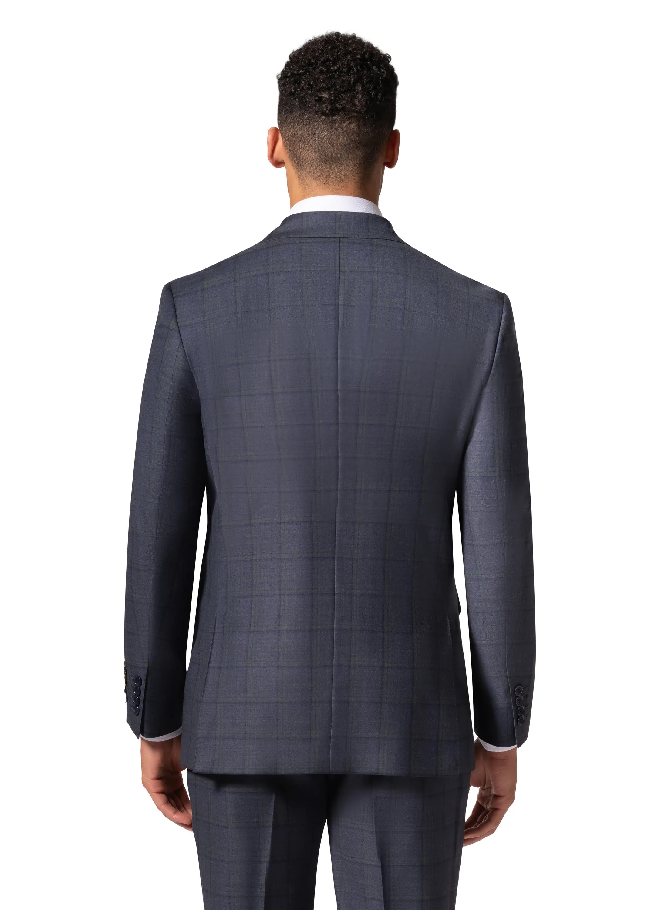 Bergamo Elegant - Faille Wool Modern D/B Suit 10005.4055/5000 bespoke outfit