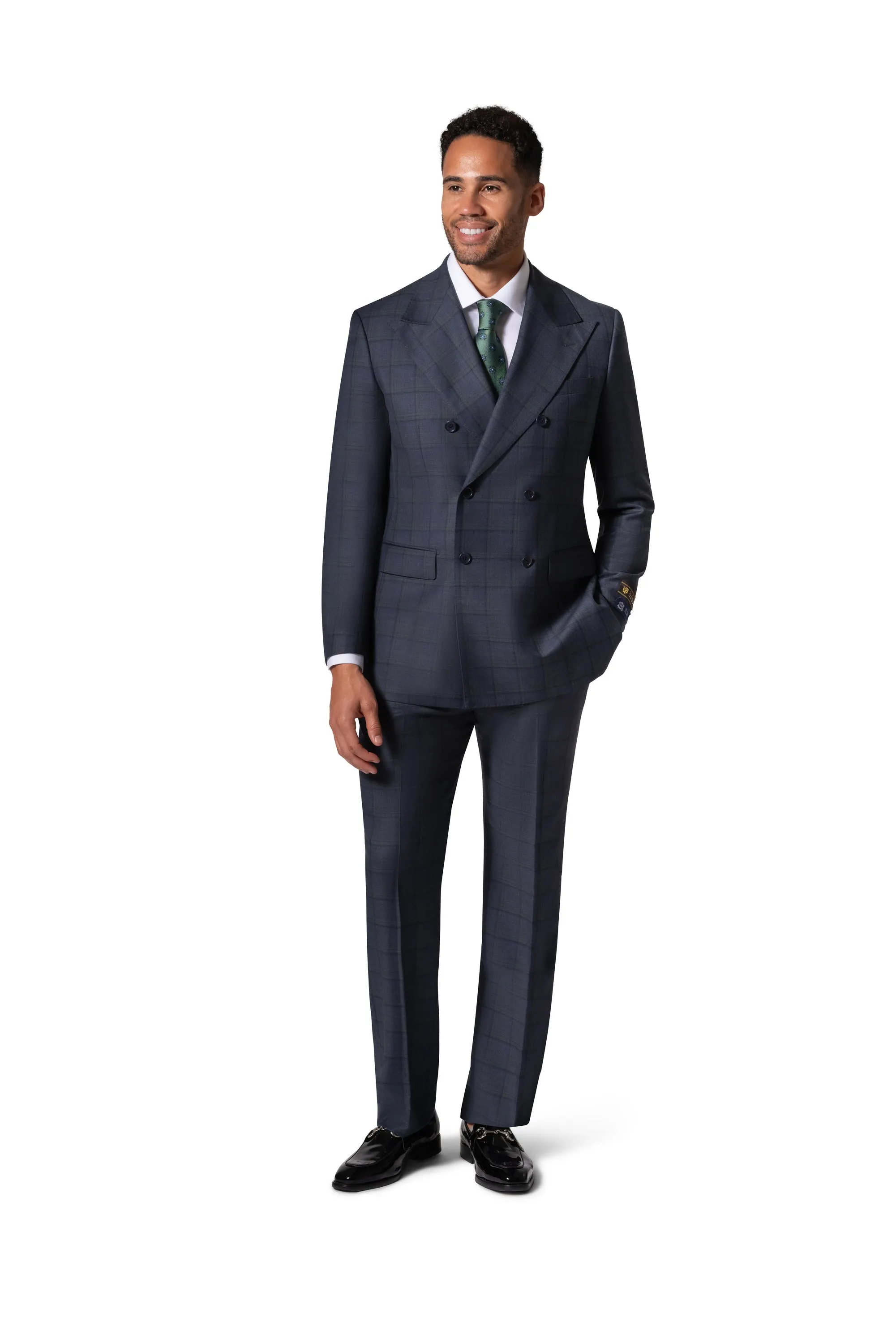 Bergamo Elegant - Faille Wool Modern D/B Suit 10005.4055/5000 sharp style