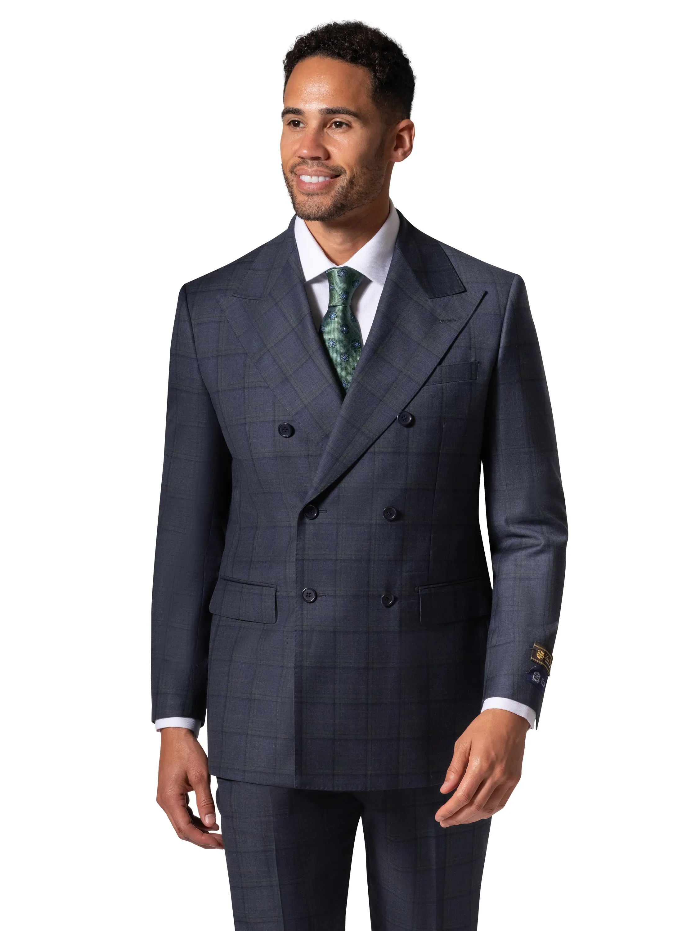 Bergamo Elegant - Faille Wool Modern D/B Suit 10005.4055/5000 refined outfit