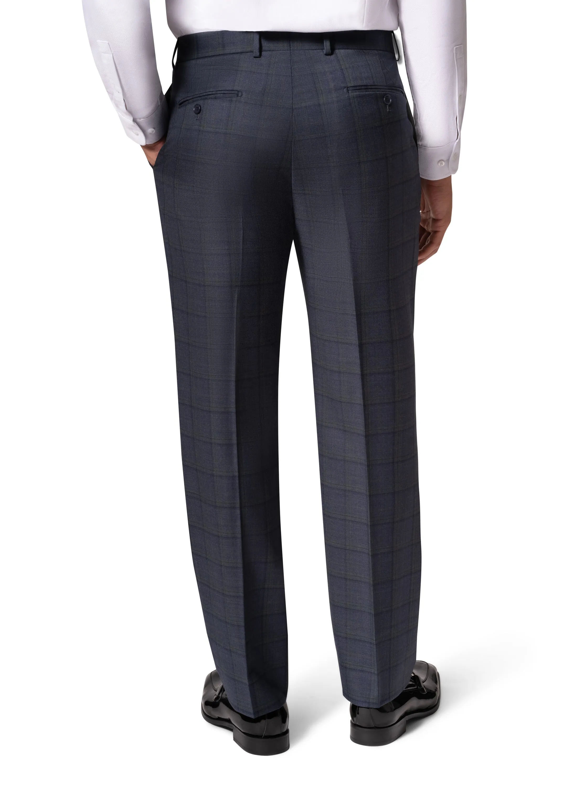 Bergamo Elegant - Faille Wool Modern D/B Suit 10005.4055/5000 luxury collection