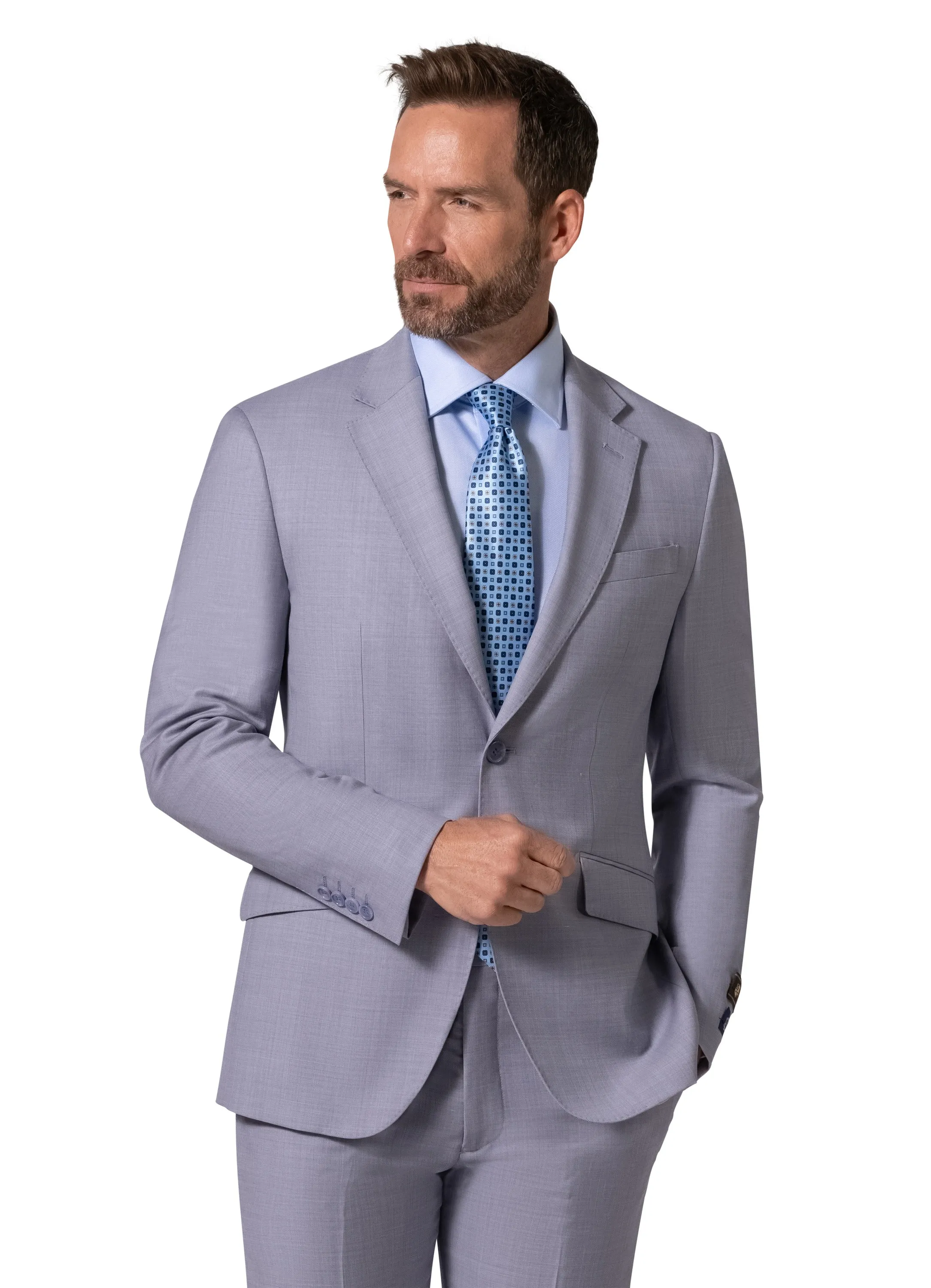 Bergamo Elegant - Faille Wool Modern Suit 10005.043.96 elegant ensemble