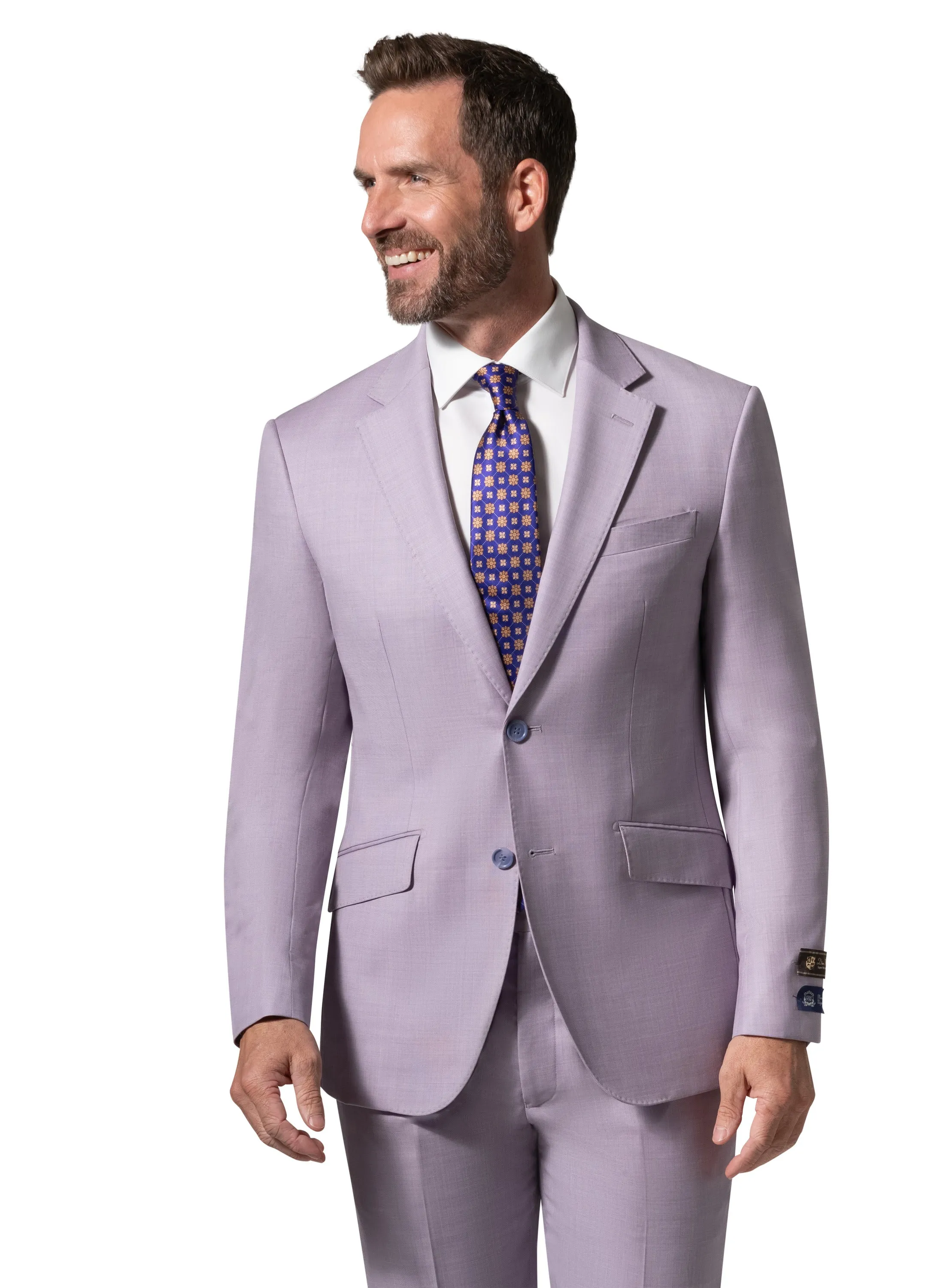 Bergamo Elegant - Faille Wool Modern Suit 10005.043.97 trendy look