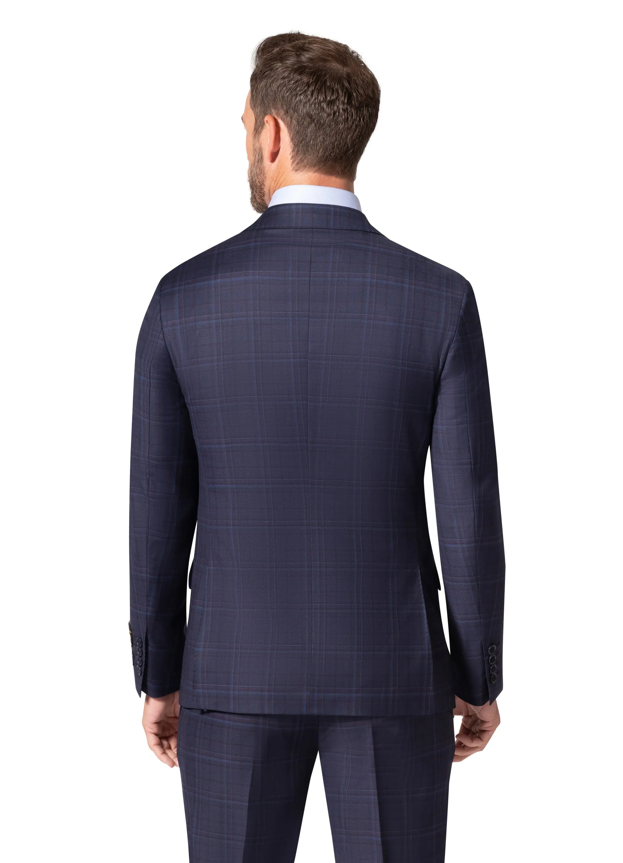Bergamo Elegant - Faille Wool Slim Suit 10005.4054/5000 formal dress style