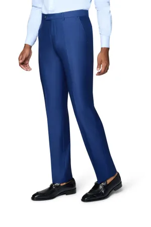 Bergamo Elegant Modern Fit Pants - New Blue smart casual