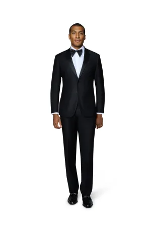 Bergamo Elegant -  Modern Fit Tuxedo - Black etiquette wear