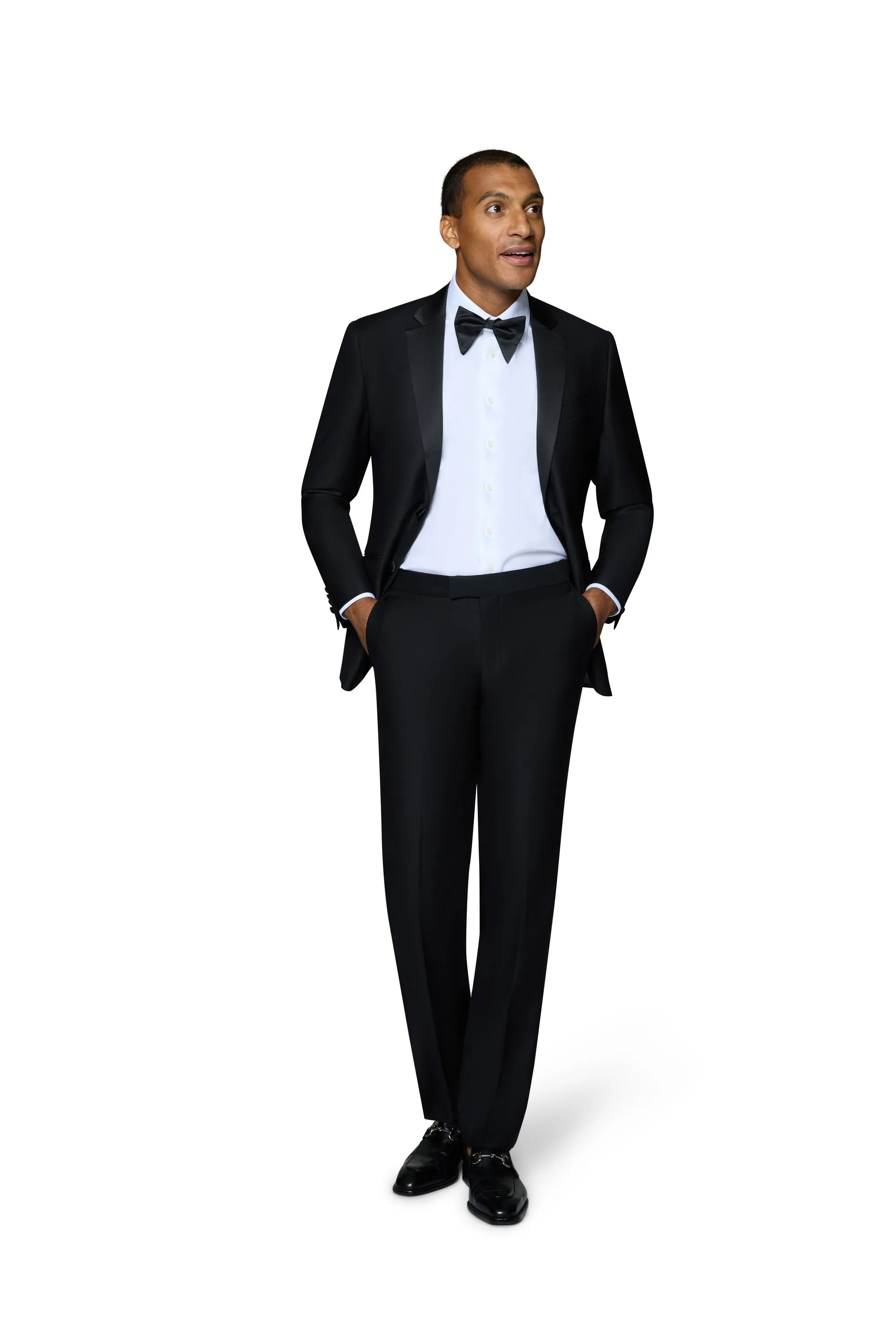 Bergamo Elegant -  Modern Fit Tuxedo - Black business style