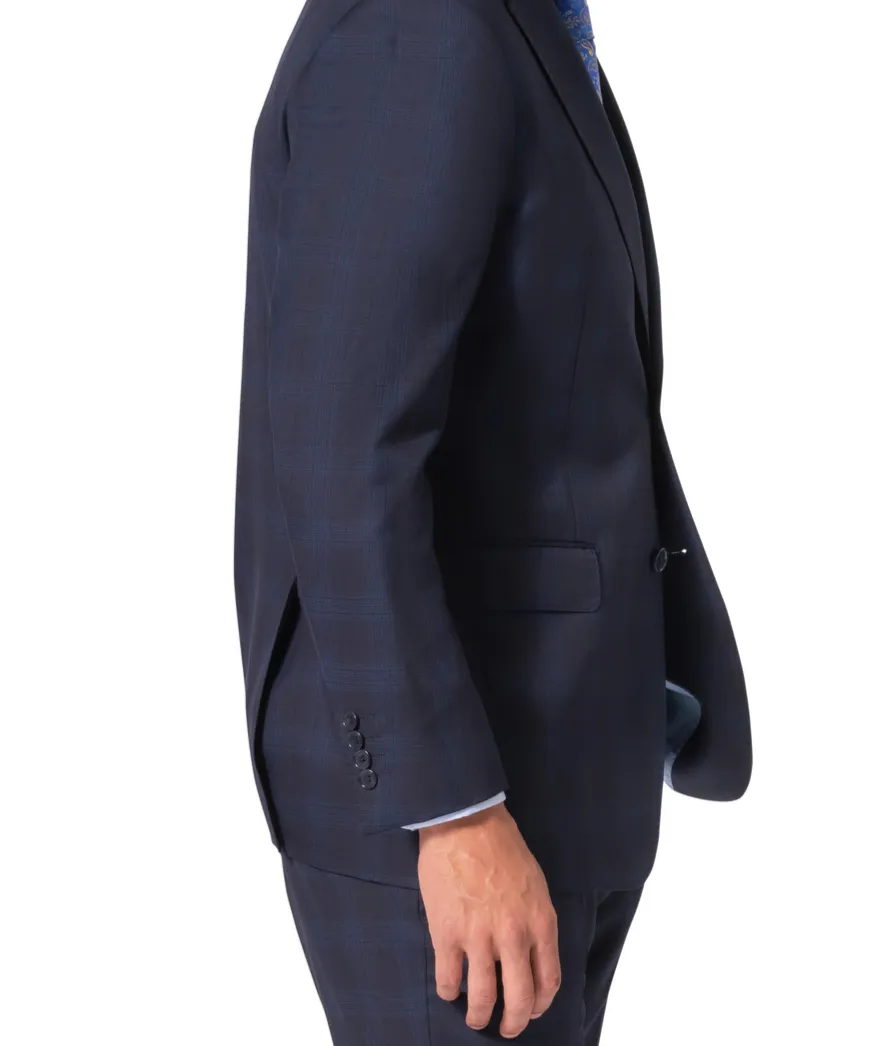 Bergamo Elegant Reda | 146.519 Modern Fit Suit - Blue sharp fashion