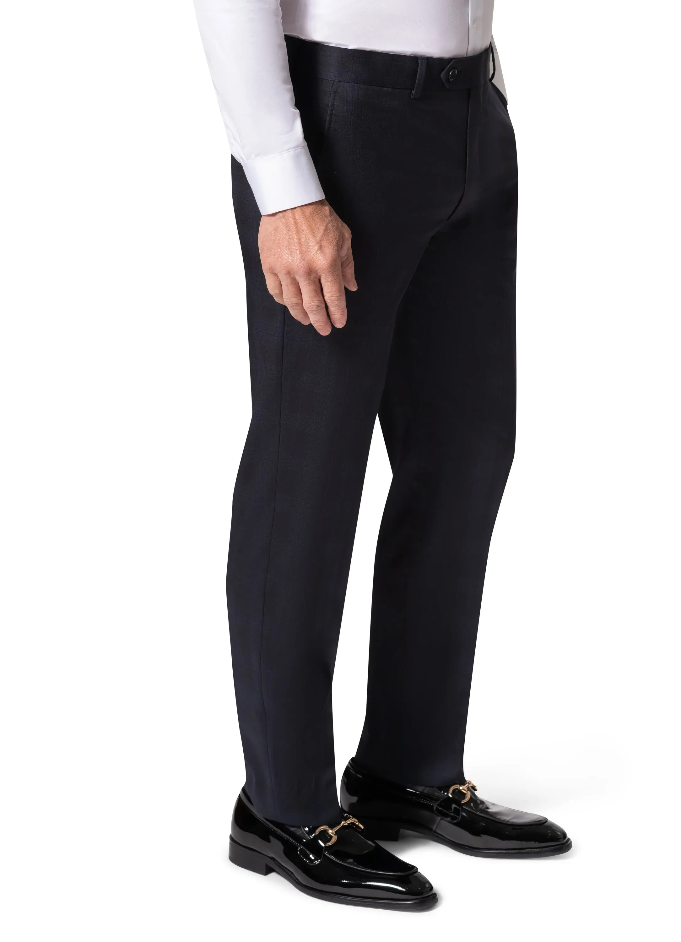 Bergamo Elegant Reda | 146.519 Slim Fit Suit - Black special event