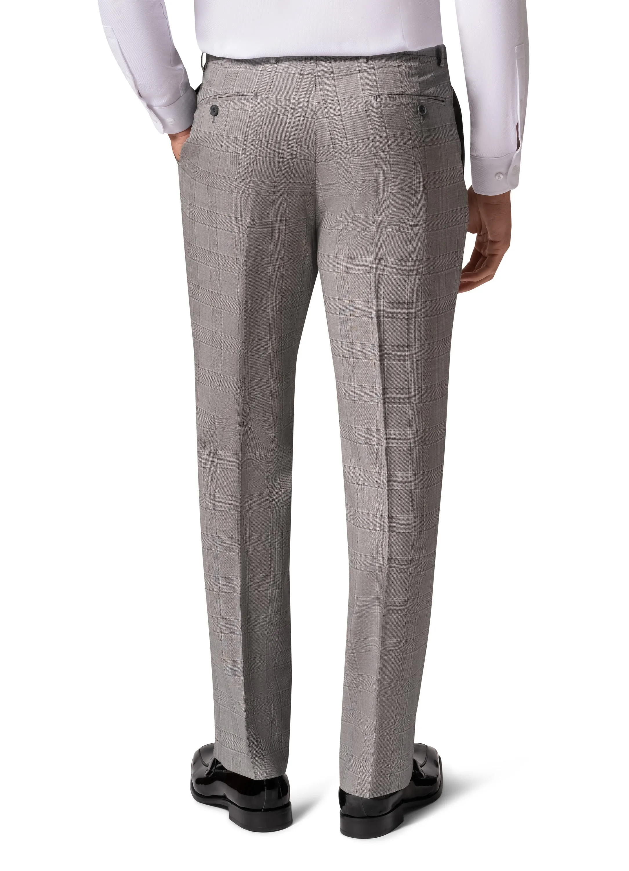Bergamo Elegant - Reda |  156.43 Modern 2-Piece Suit - Grey tailored pants