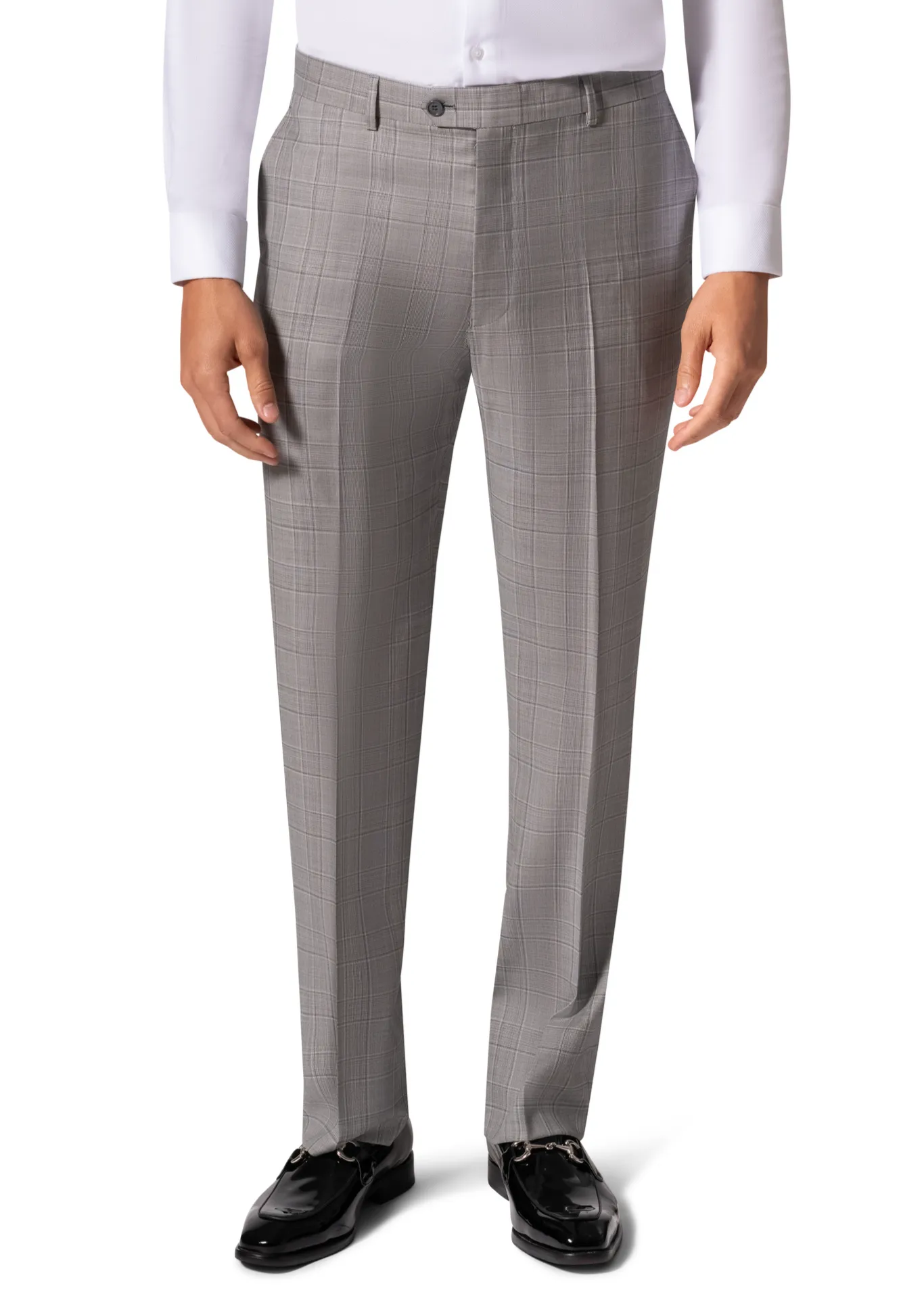Bergamo Elegant - Reda |  156.43 Modern 2-Piece Suit - Grey stylish appearance