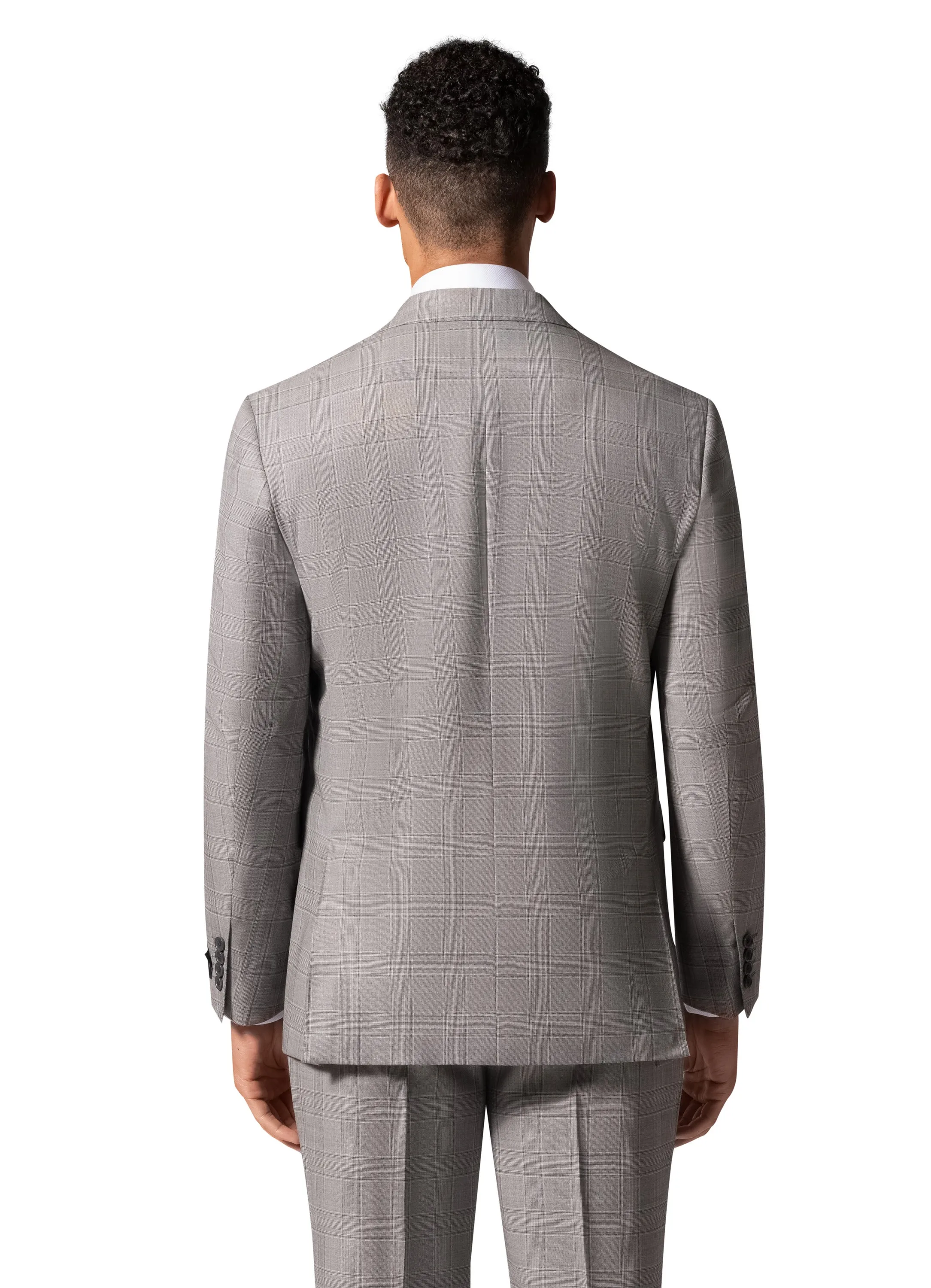 Bergamo Elegant - Reda |  156.43 Modern 2-Piece Suit - Grey high-end style