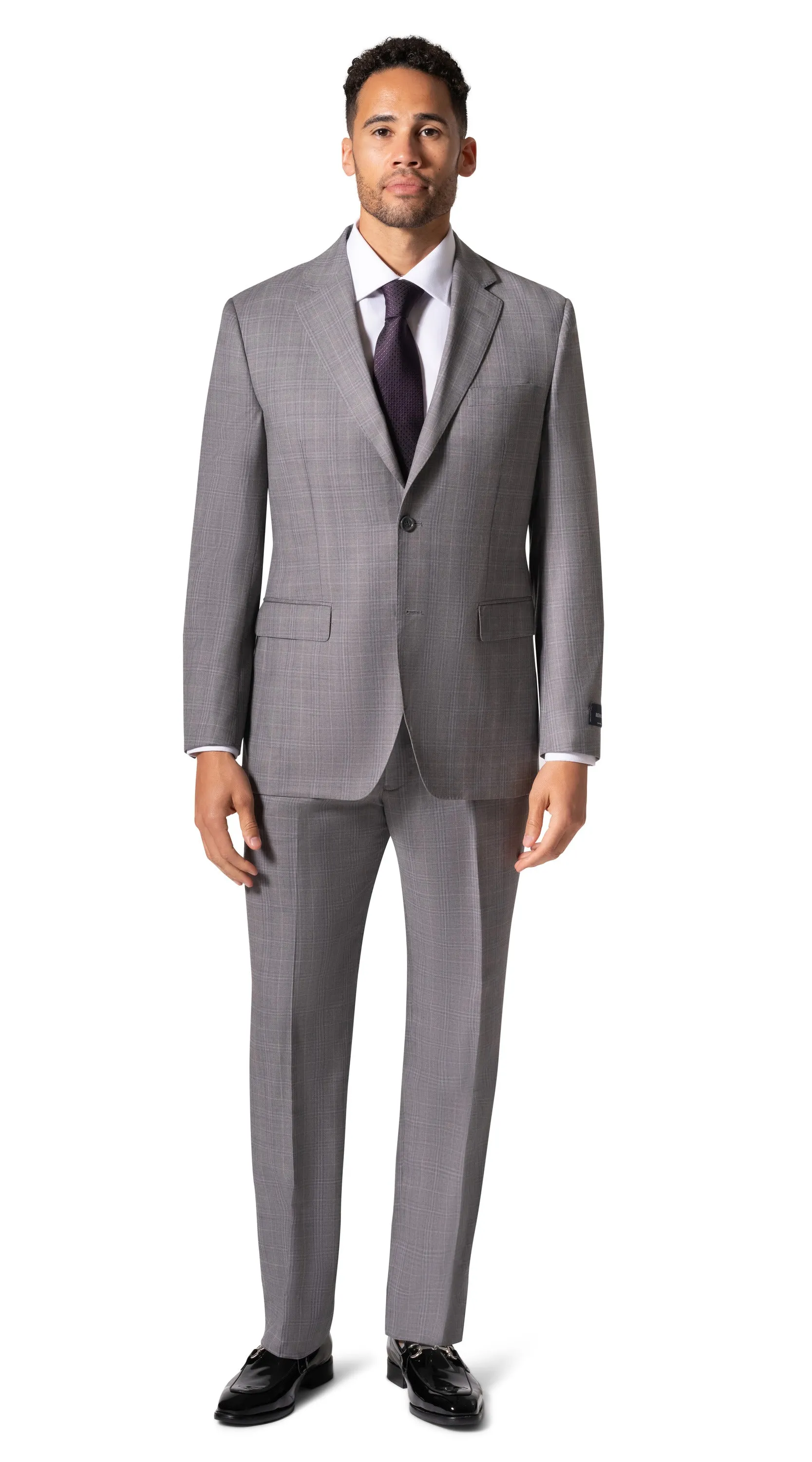 Bergamo Elegant - Reda |  188.456 Modern 2-Piece Suit - Grey elegant design