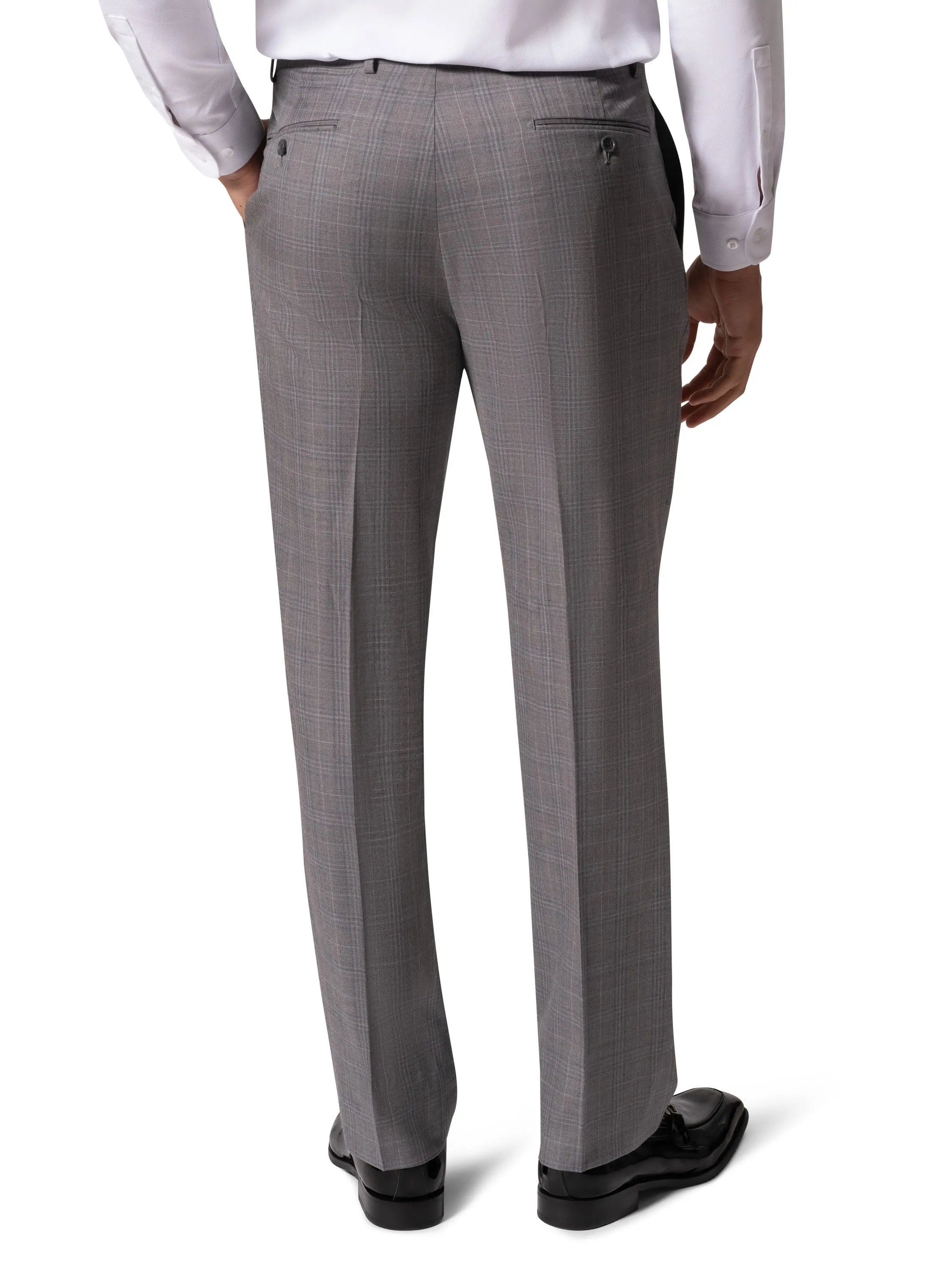 Bergamo Elegant - Reda |  188.456 Modern 2-Piece Suit - Grey tailored clothing line