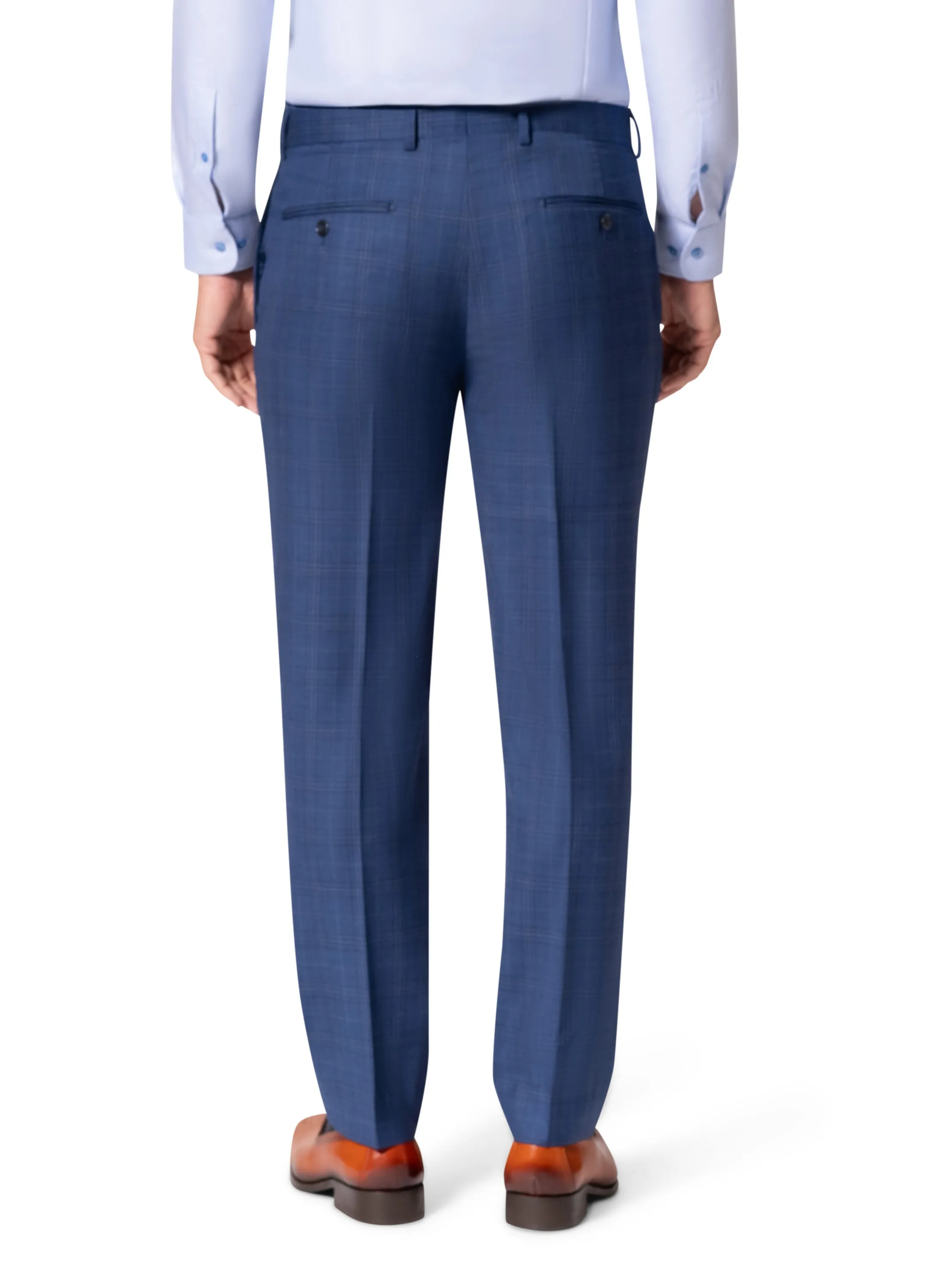 Bergamo Elegant - Reda |  188.456 Slim 2-Piece Suit - Blue smart outfit