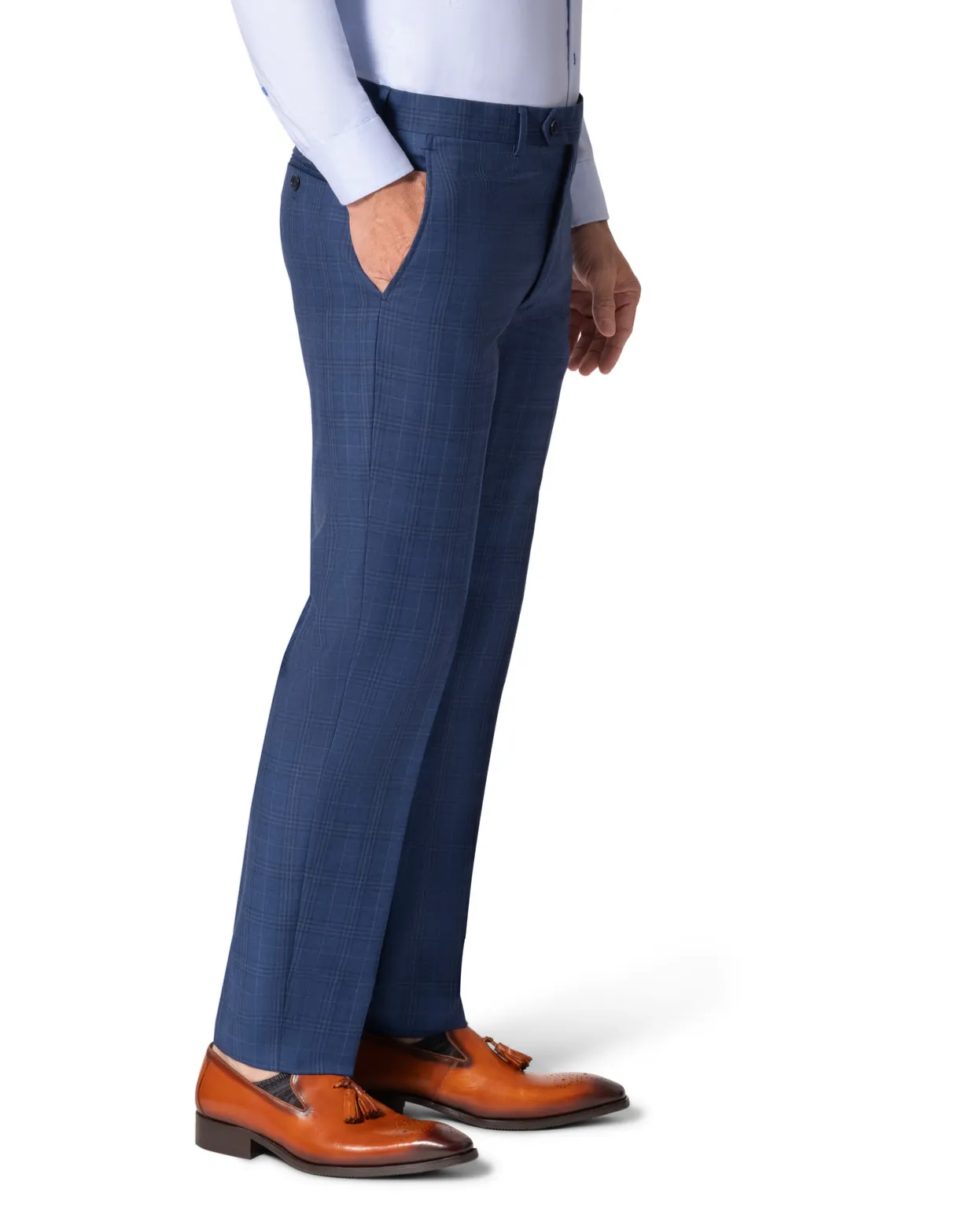 Bergamo Elegant - Reda |  188.456 Slim 2-Piece Suit - Blue sharp tailoring