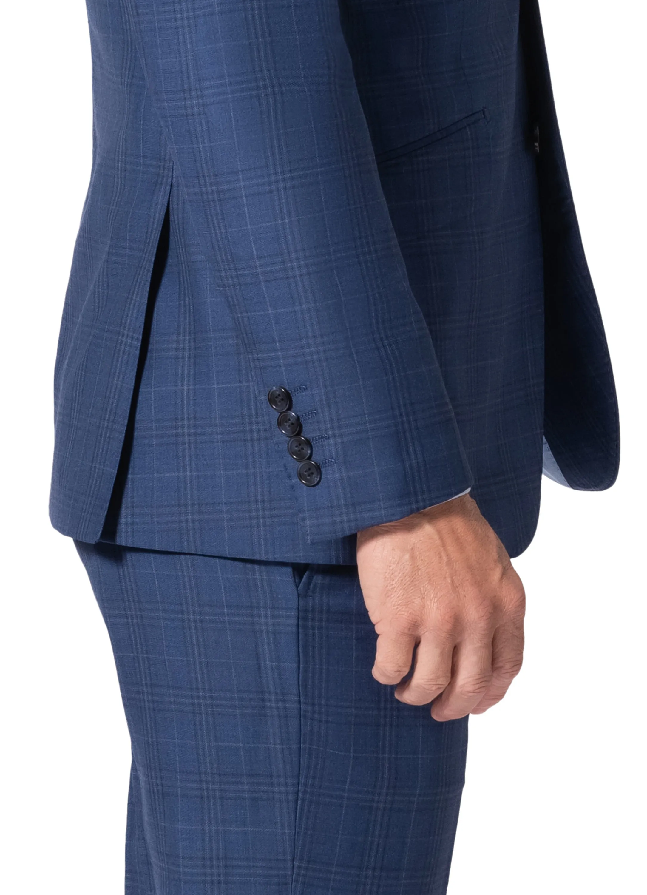 Bergamo Elegant - Reda |  188.456 Slim 2-Piece Suit - Blue formal attire