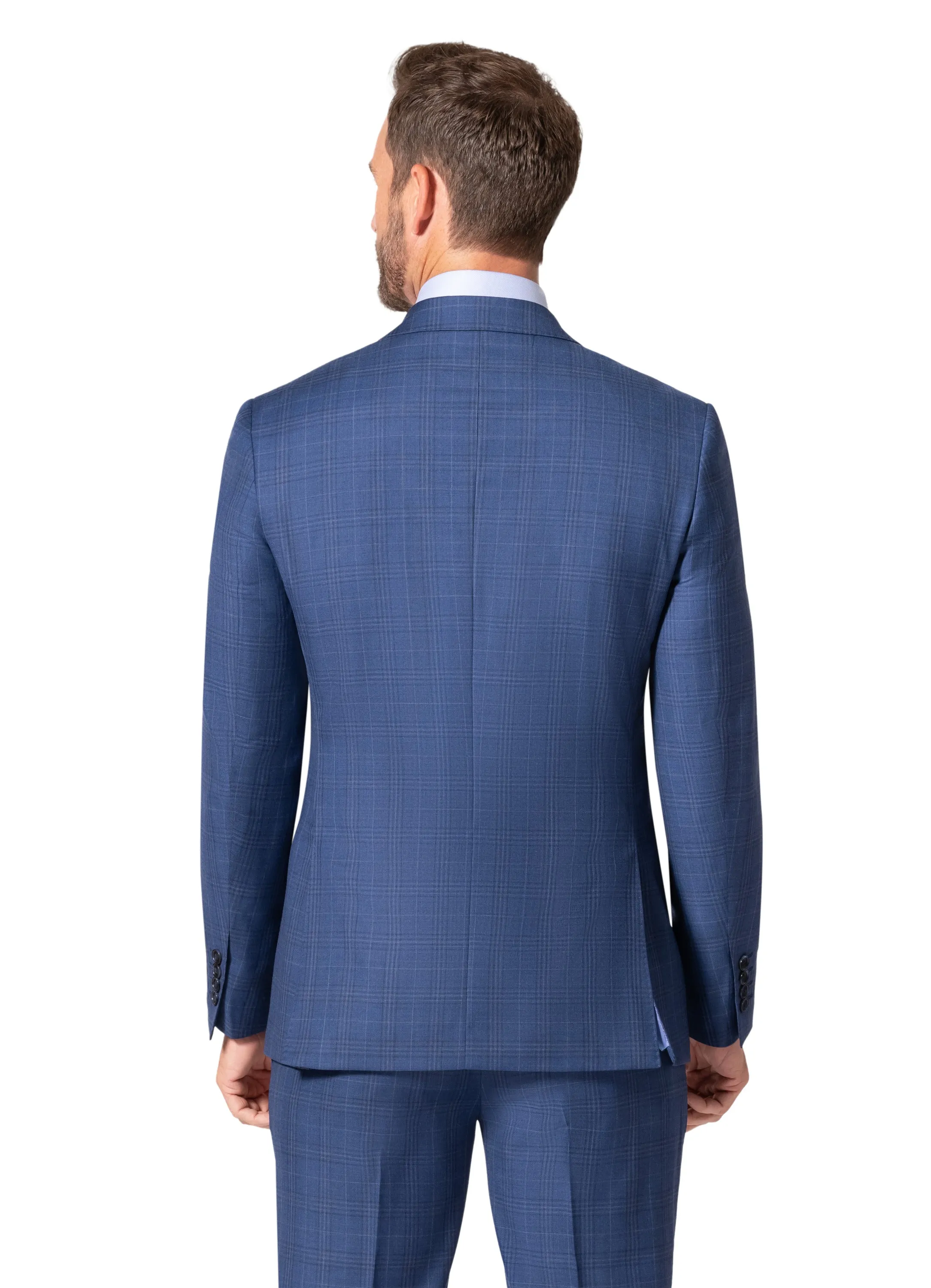 Bergamo Elegant - Reda |  188.456 Slim 2-Piece Suit - Blue elegant outfit