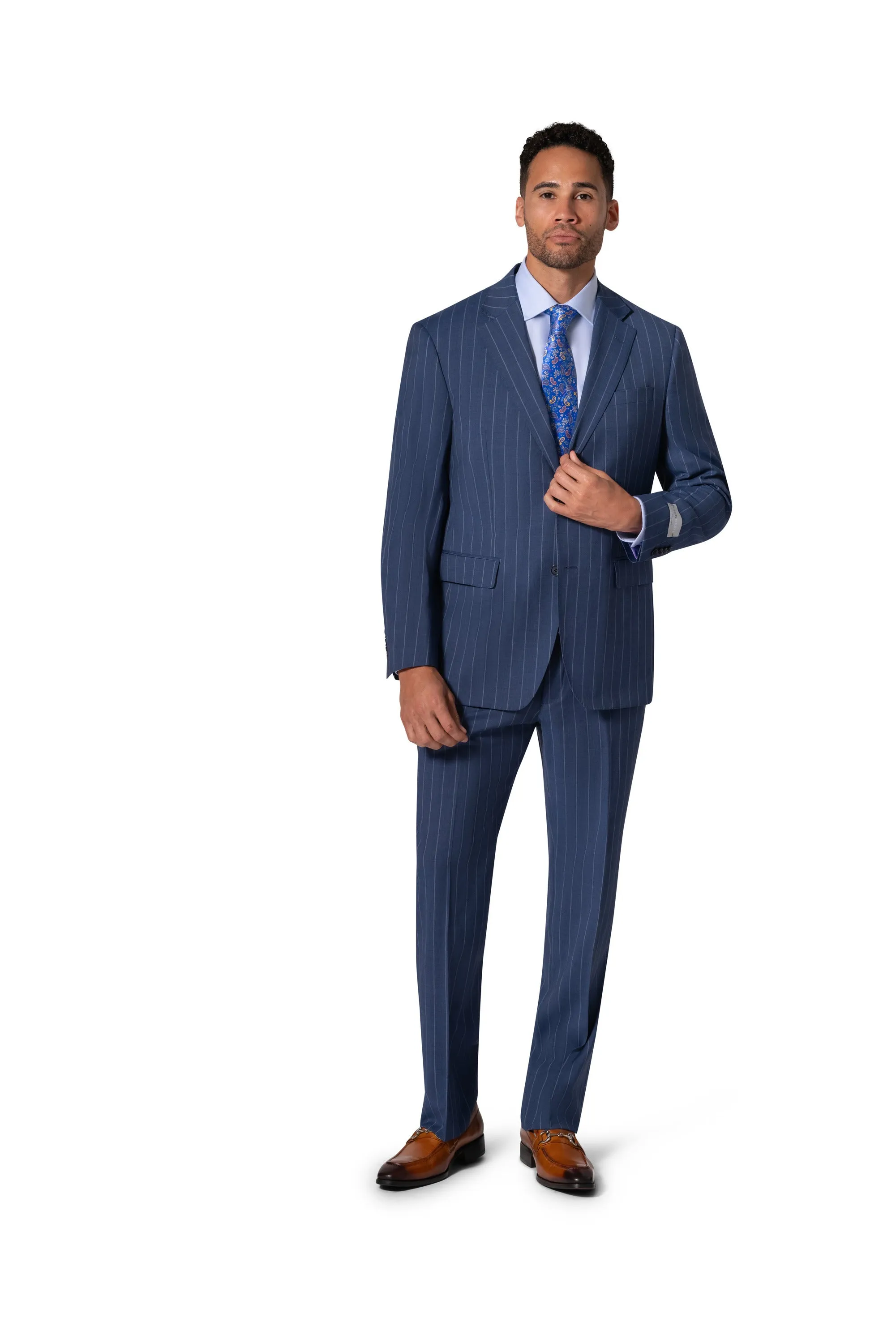 Bergamo Elegant Reda Flexo |  705.200 Modern Fit Suit - Blue elegant design
