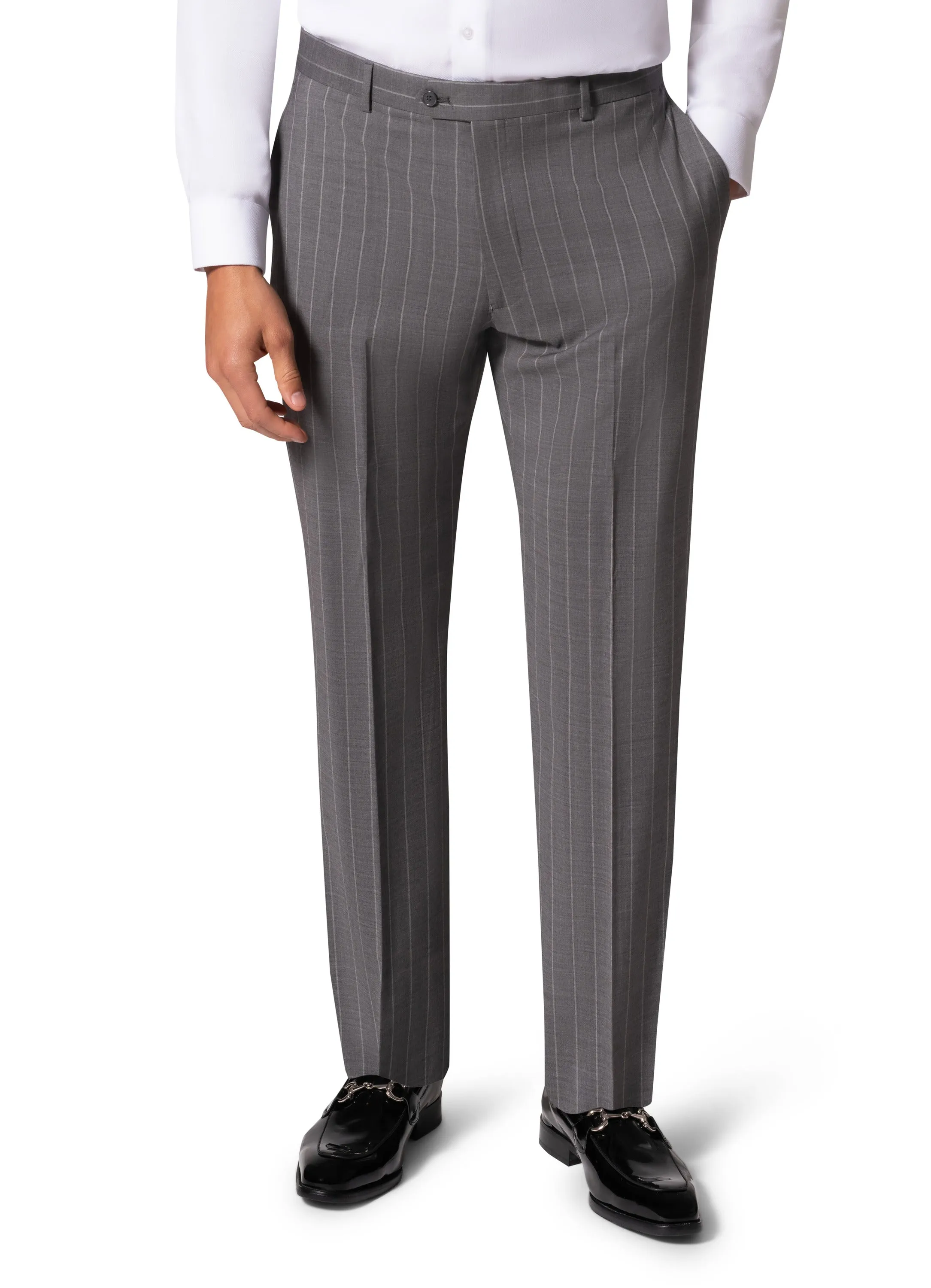 Bergamo Elegant Reda Flexo |  705.200 Modern Fit Suit - Grey tailored fit