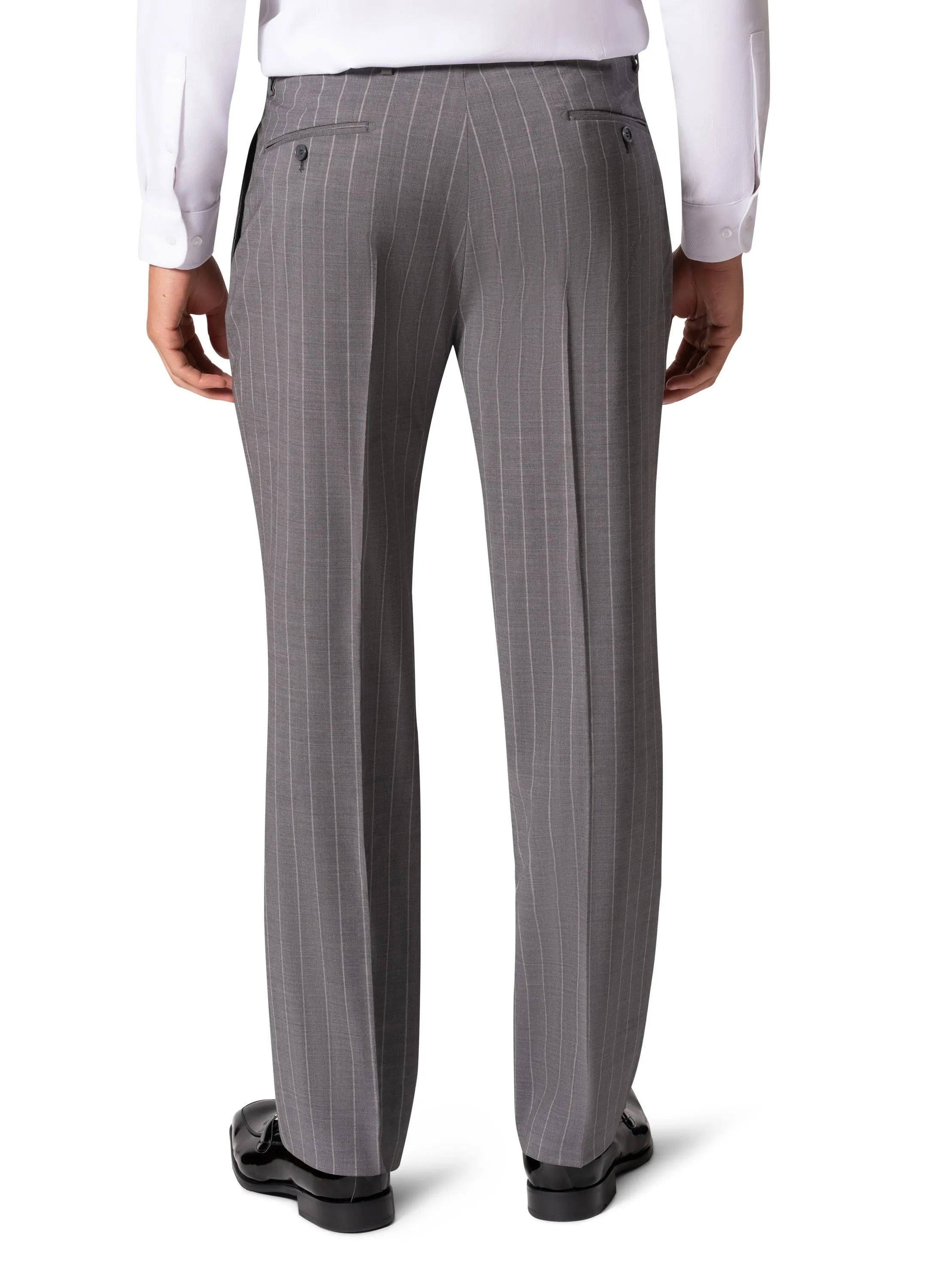 Bergamo Elegant Reda Flexo |  705.200 Modern Fit Suit - Grey premium quality