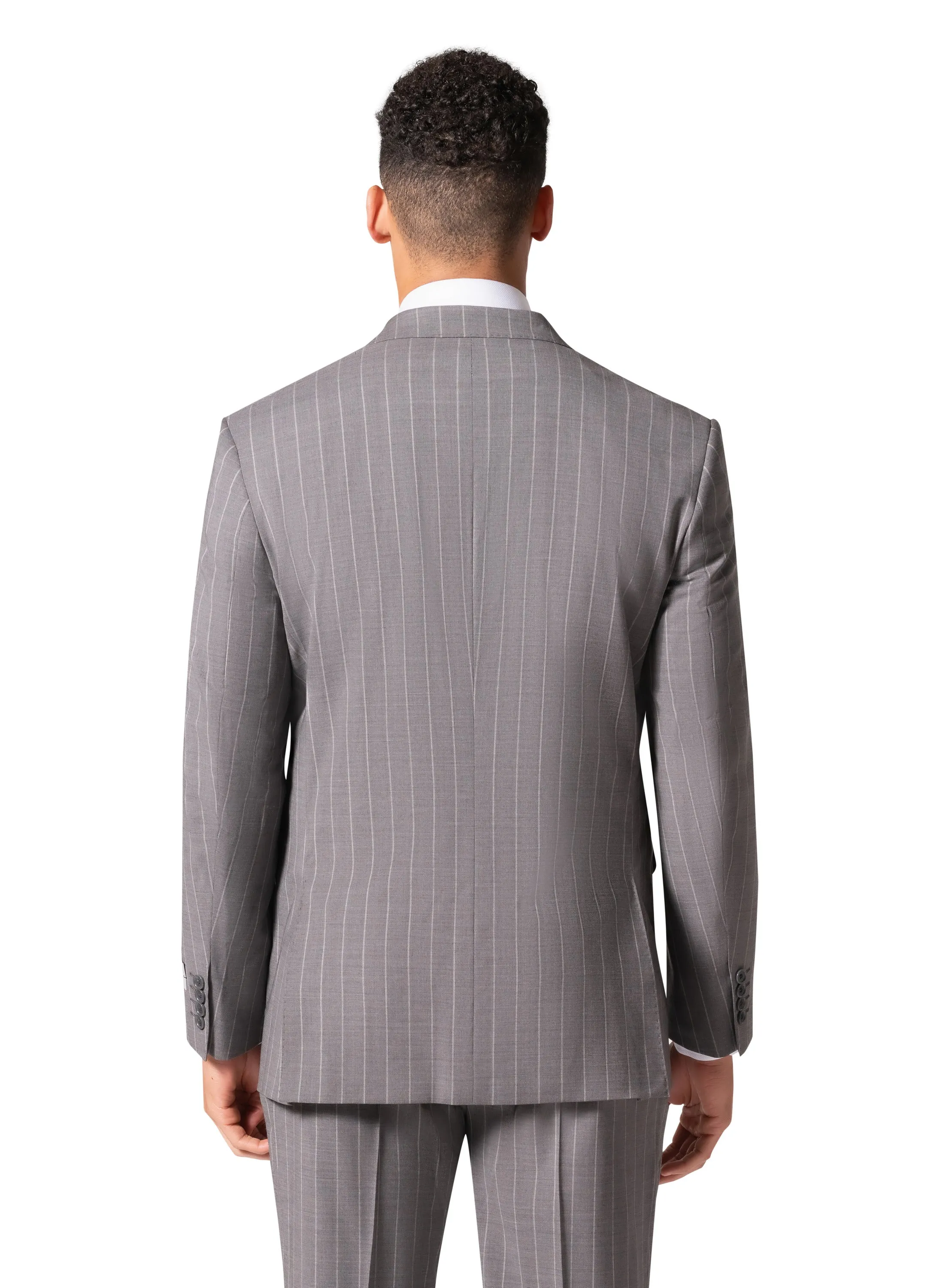 Bergamo Elegant Reda Flexo |  705.200 Modern Fit Suit - Grey groom style