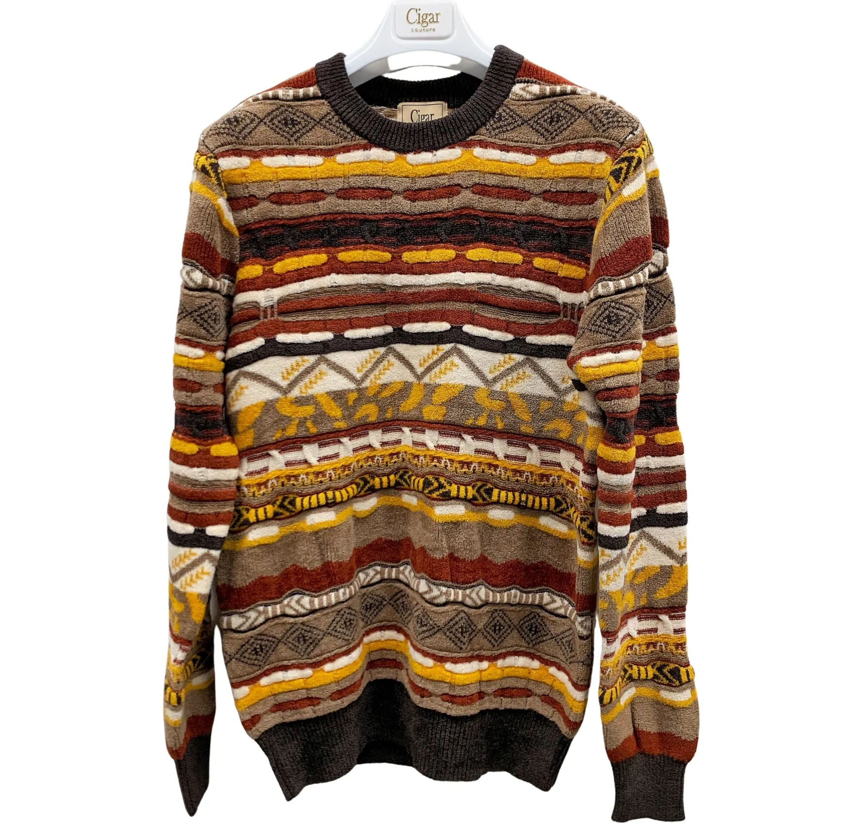 Bergamo Elegant SC-504 Sweater - Brown travel friendly