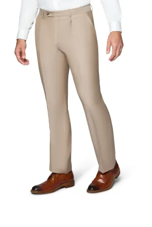 Bergamo Elegant Slim Fit Pants - Taupe body fit
