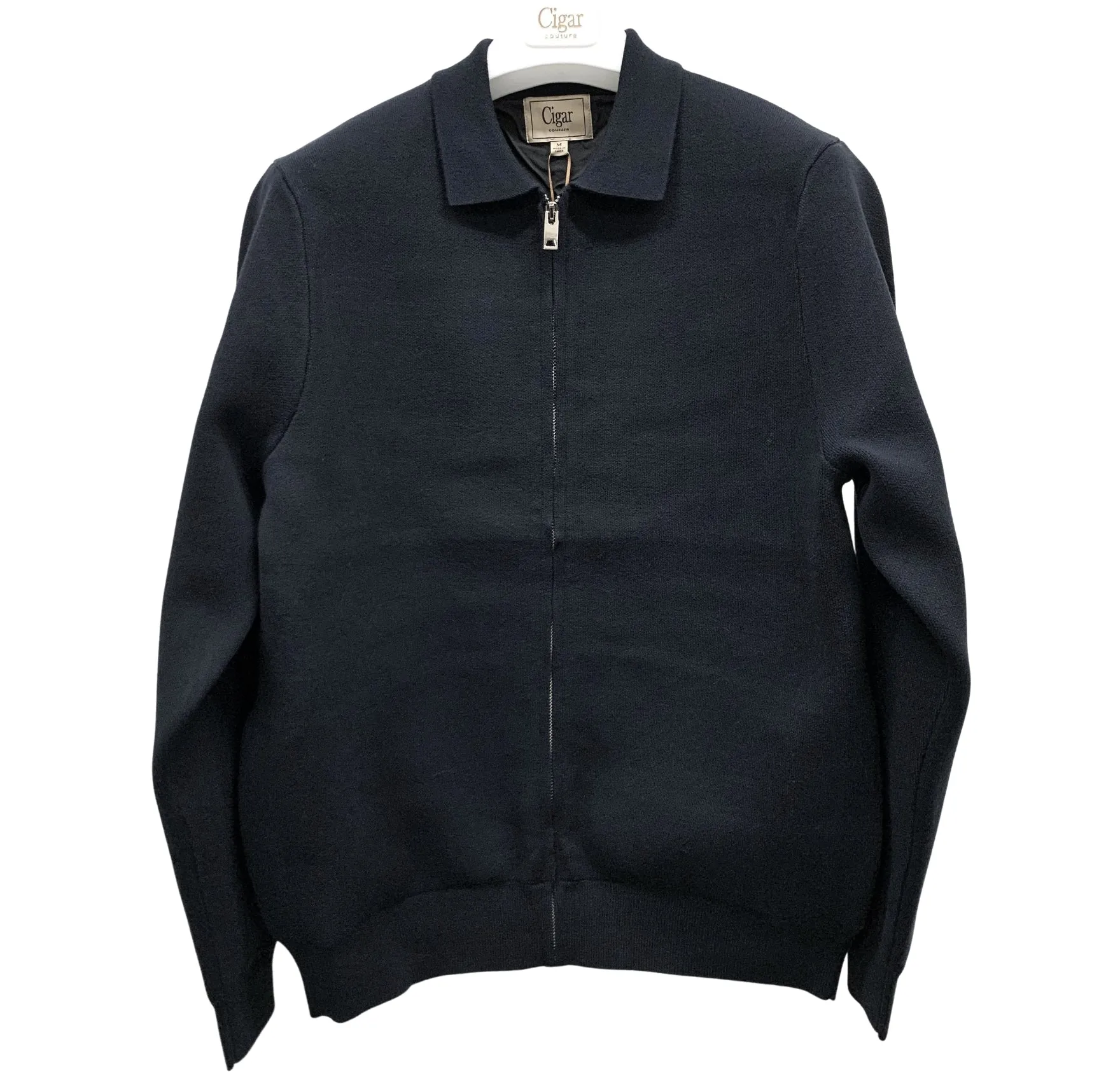 Bergamo Elegant SWJ-1477 Sweater Jacket - Black soft knitwear