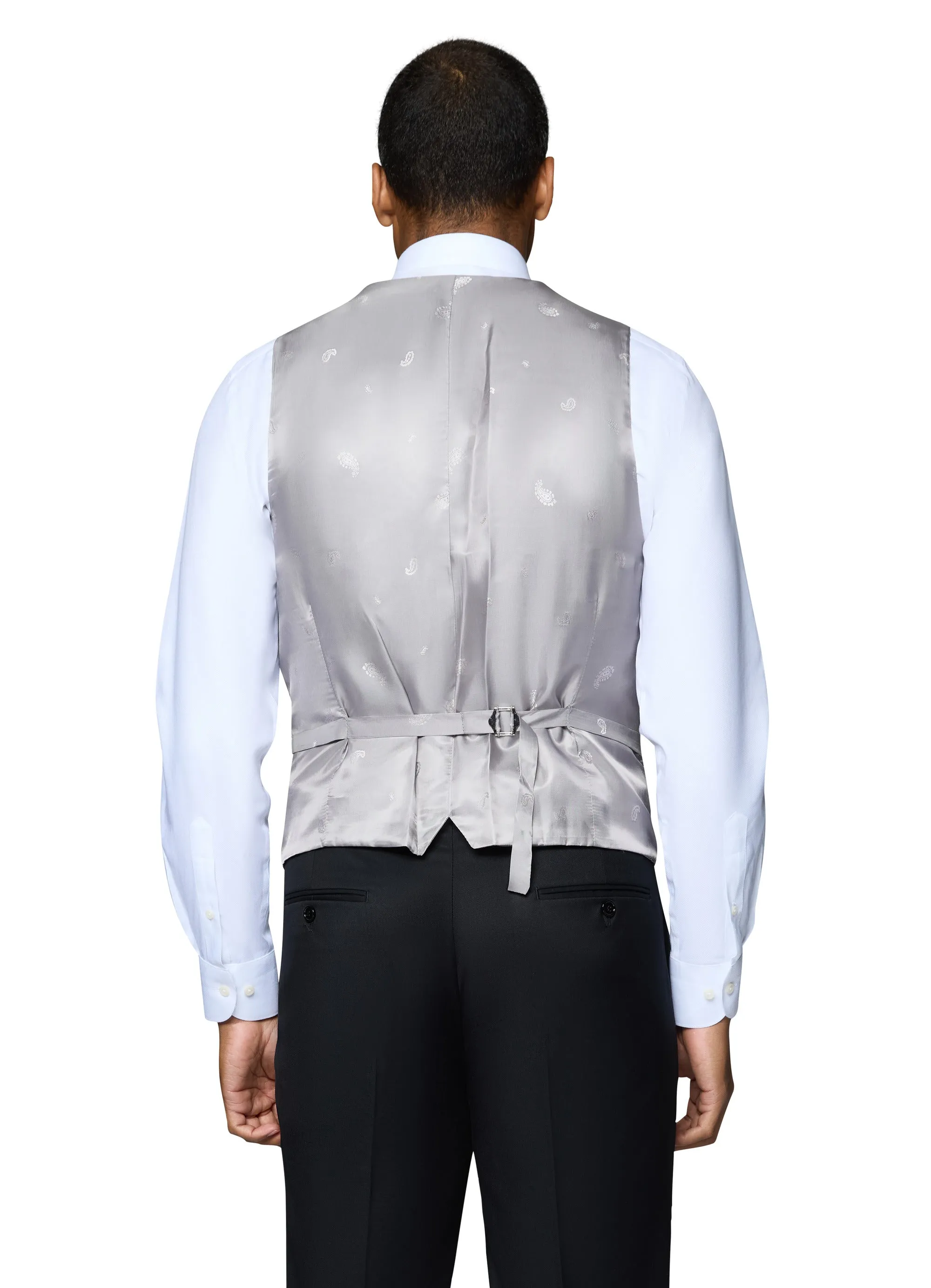 Bergamo Elegant Wool Vest - Black Quality Promise